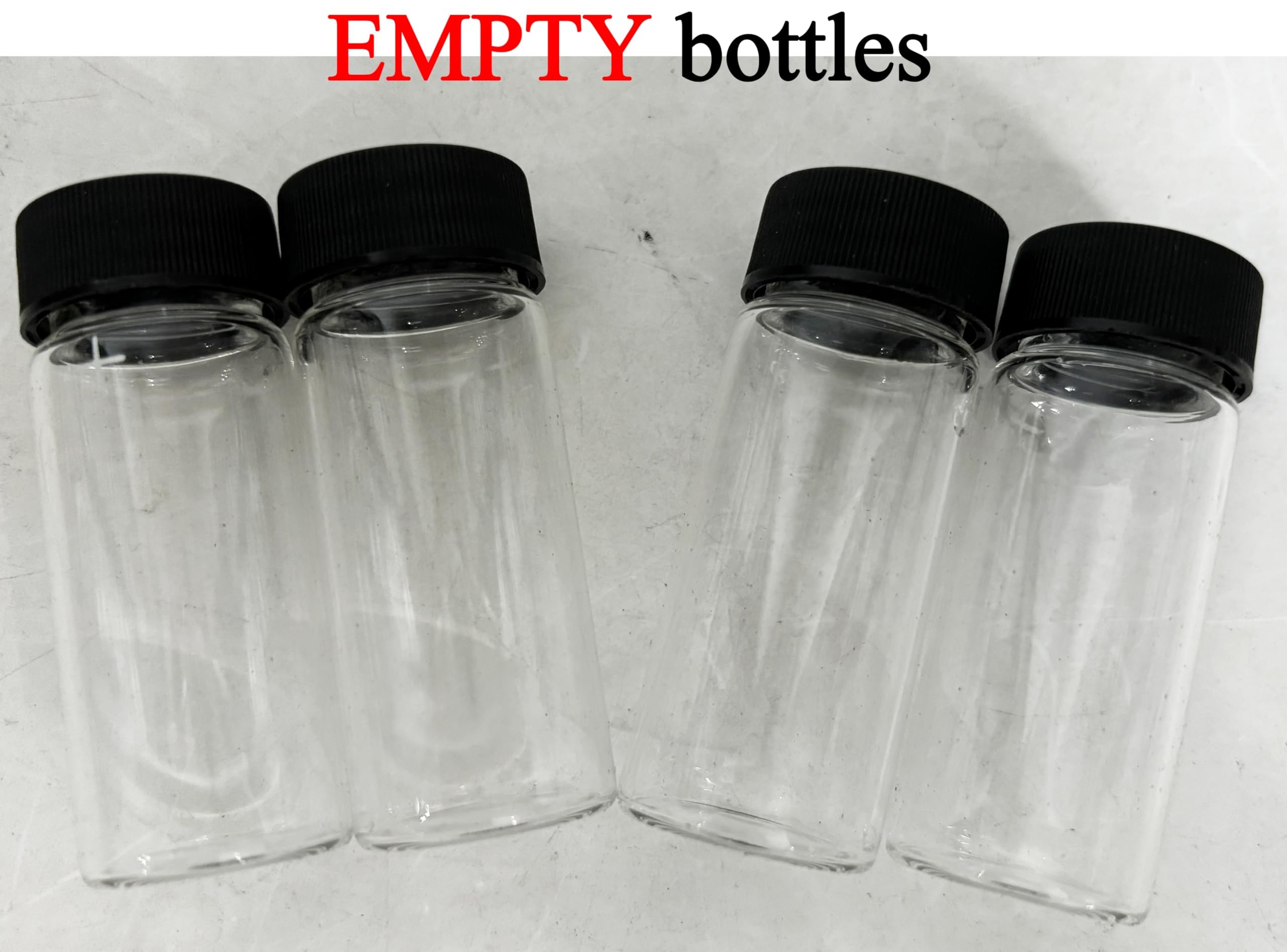 4 Sample Bottles (2 Sets) - Turbidity Meter Bottles for SGZ Series | Turbidimeter Solution & Test Tubes | Water Quality Testing Lab Equipment for Laboratories & Field Work