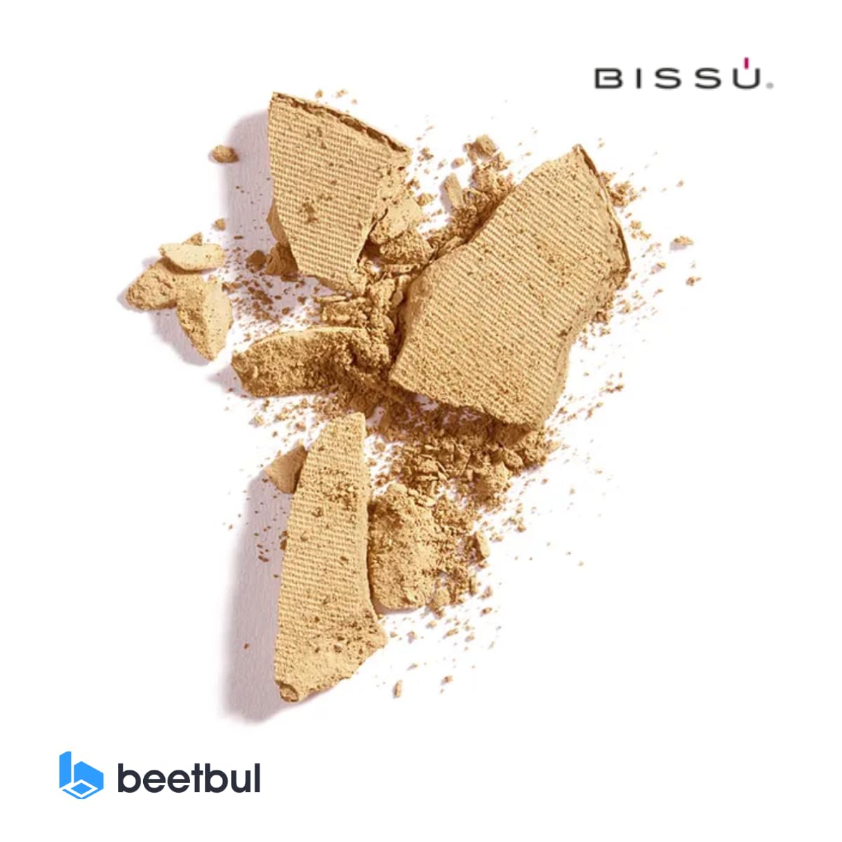 Bissú Compact Powder Makeup - 8g (07 Caramel) - Lightweight Oil-Control Pressed Powder for Flawless Matte Finish - Perfect for Daily Use & Touch-Ups On-The-Go