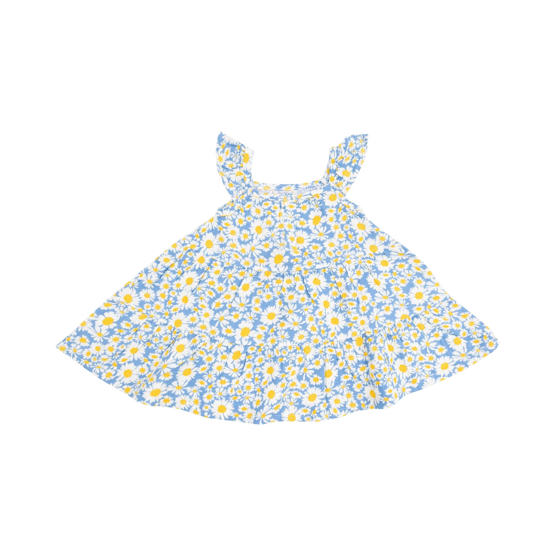 Shasta Daisy Twirly Sundress - Floral Summer Dress for Women | Perfect for Beach Vacations, Garden Parties & Casual Outings