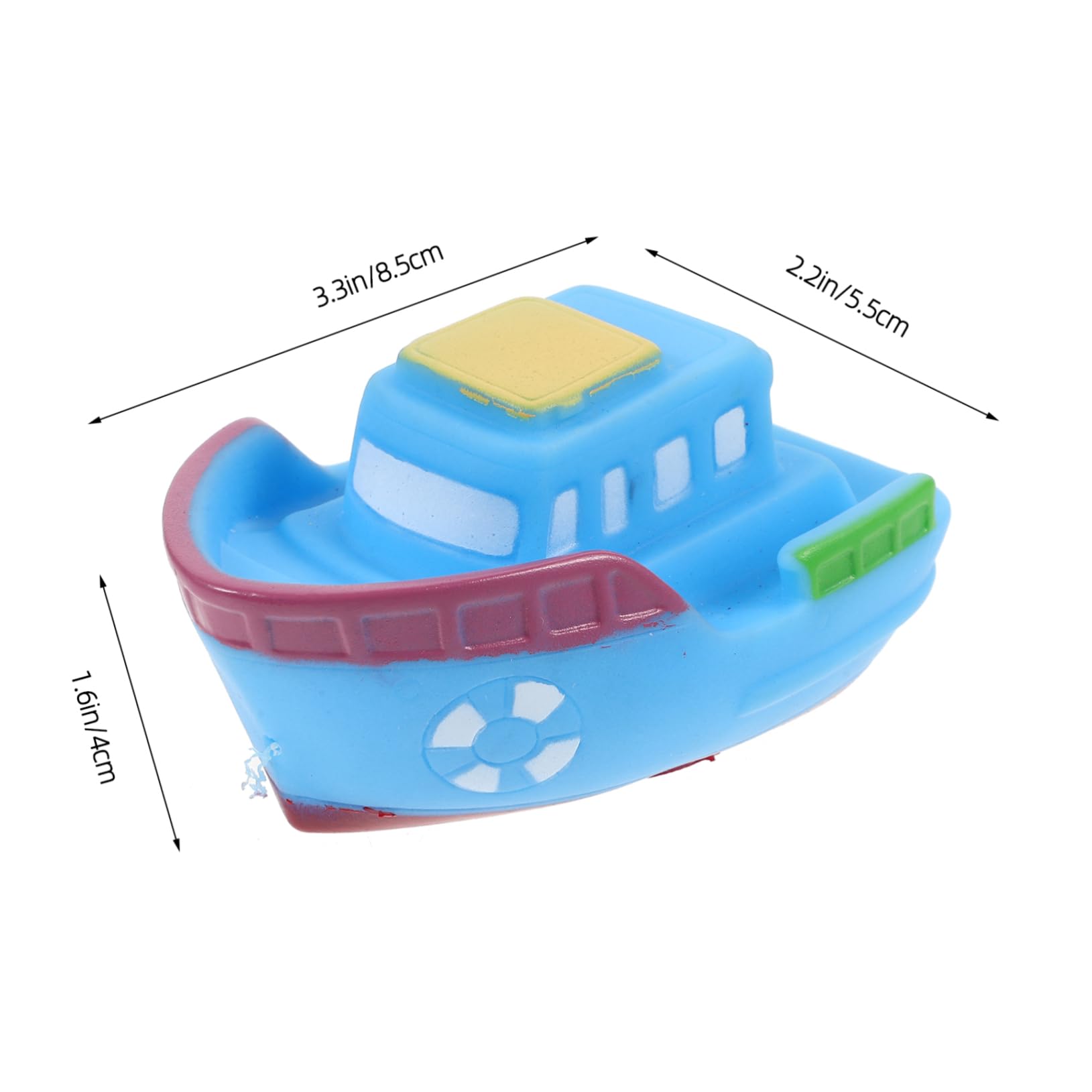 VICASKY 5-Piece Early Education Bath Toys Set - Safe Vinyl Bathtub Toys for Toddlers & Kids - Fun Learning Toys for Baby Bath Time, Sensory Play & Water Activities