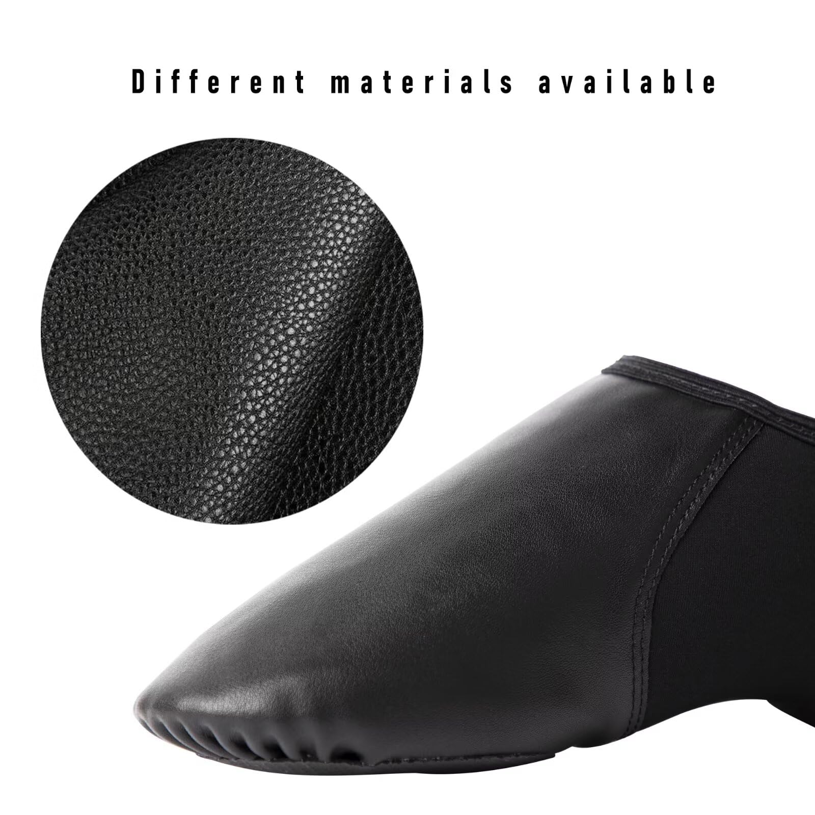 Vegan Leather Jazz Shoes for Girls - Soft & Comfortable Dance Slippers for Toddler, Little Kid & Big Kid - Perfect for Ballet, Jazz Dance & Performance