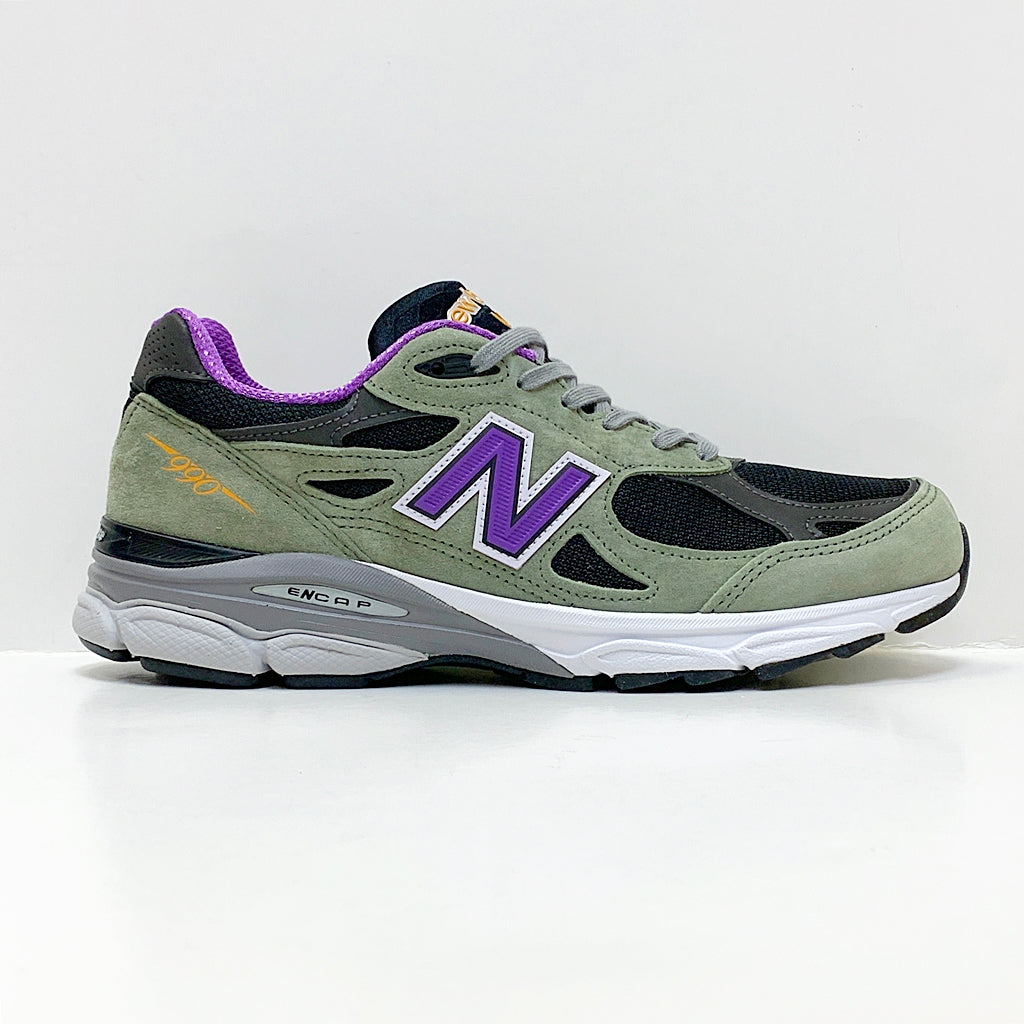 New Balance M990TC3 Teddy Santis Olive Leaf Men's Running Shoes - Made in USA M990V3 - Perfect for Jogging, Gym & Casual Wear