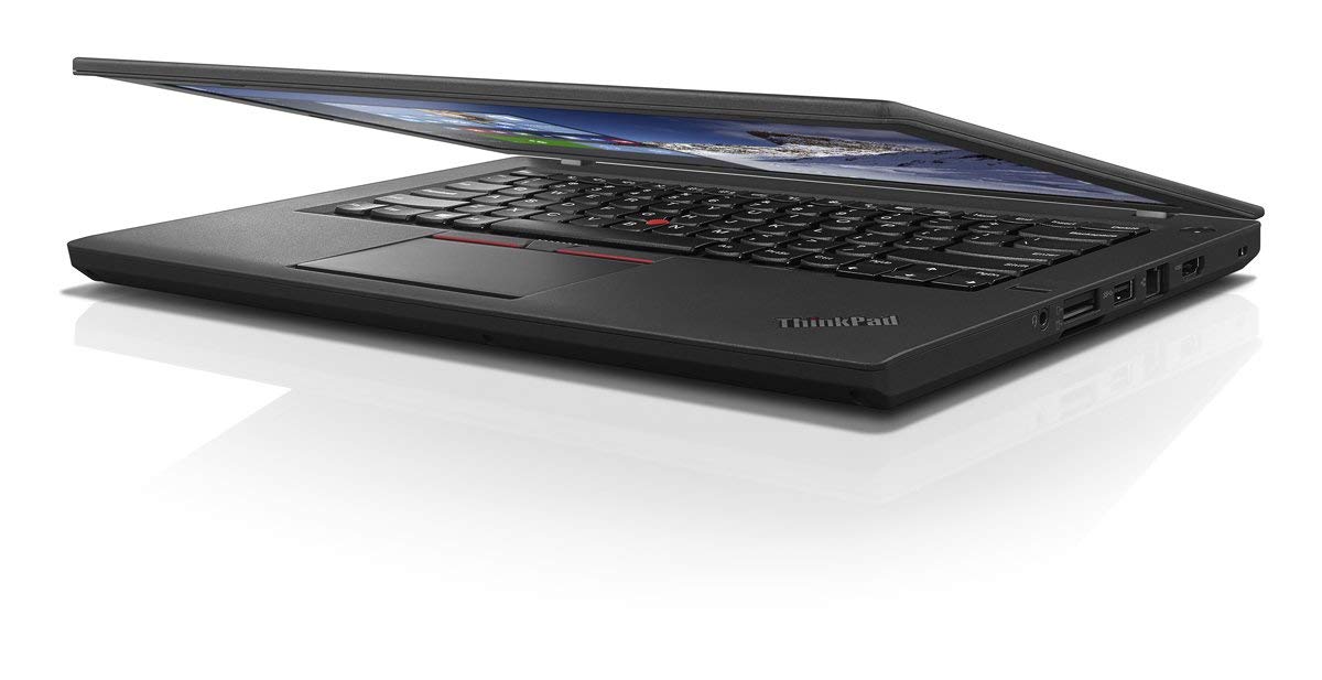 Lenovo ThinkPad T460 14-Inch Laptop - Intel Core i5-6200U 2.3GHz, 8GB DDR4 RAM, 256GB SSD, Windows 7 Pro (Renewed) - Perfect for Business, Office Work & Remote Learning