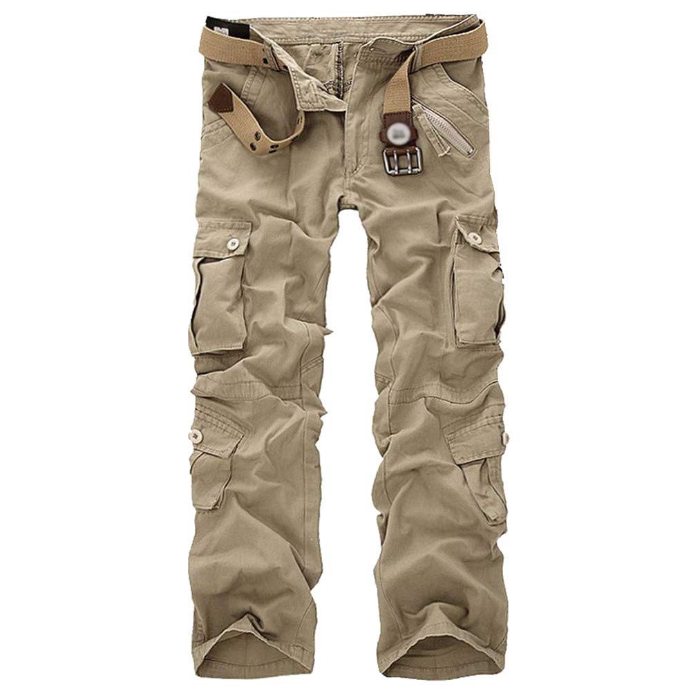 Melupa Men's Outdoor Hiking Pants - Lightweight Tactical Cargo Pants with 8 Pockets, Durable Ripstop Fabric for Hiking, Camping & Work | Perfect for Outdoor Adventures & Casual Wear