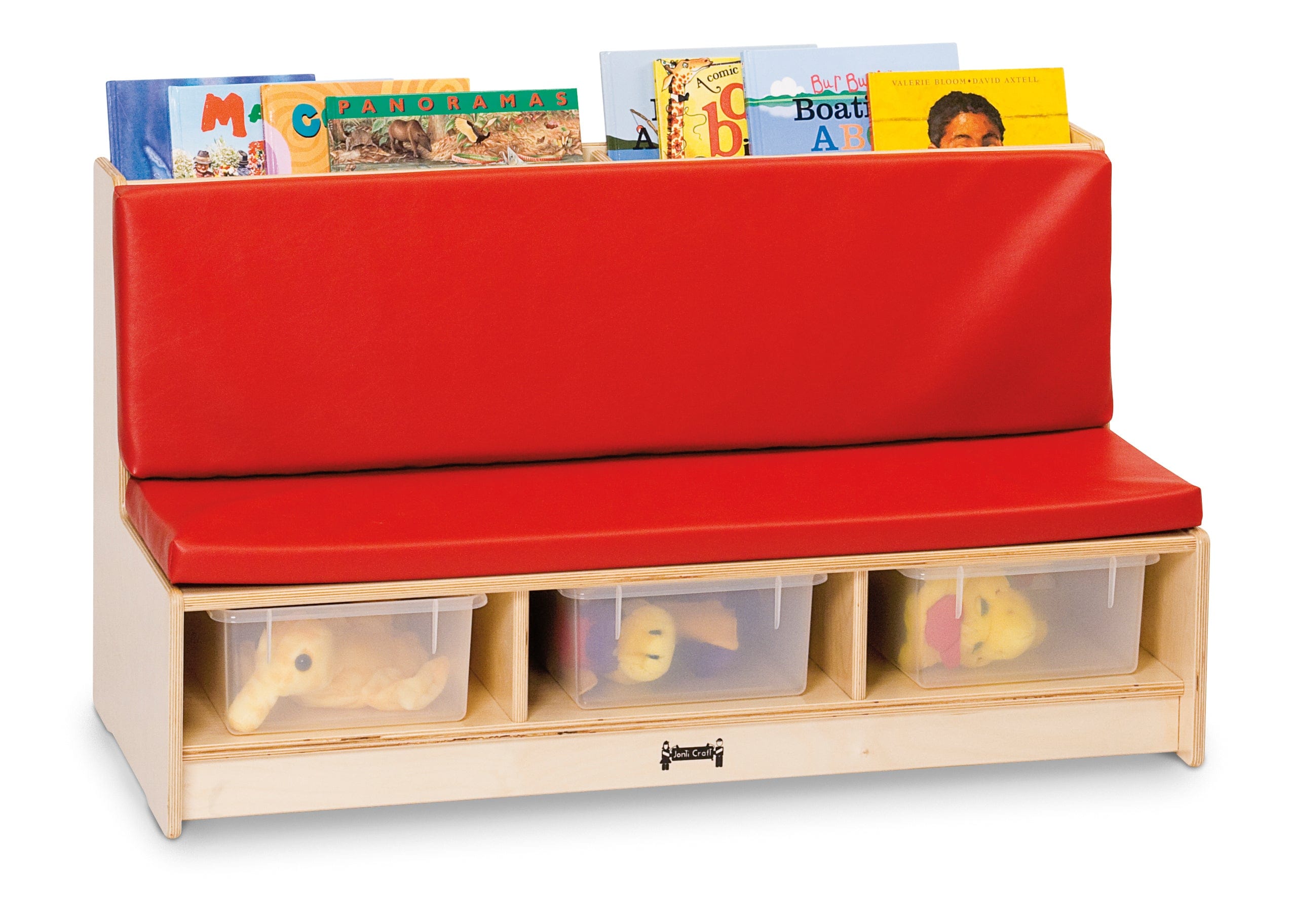 Jonti Craft® Literacy Couch for Kids - 2 Color Options | Comfortable Reading Nook for Classroom & Home Learning Spaces