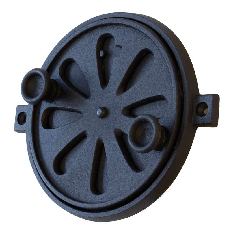 Cast Iron Gate Valve - Flat Valve for Water, Gas, and Oil Pipelines - Heavy Duty Industrial and Home Plumbing Use