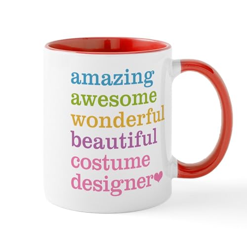 White/Red Inside - Amazing Costume Designer Mugs