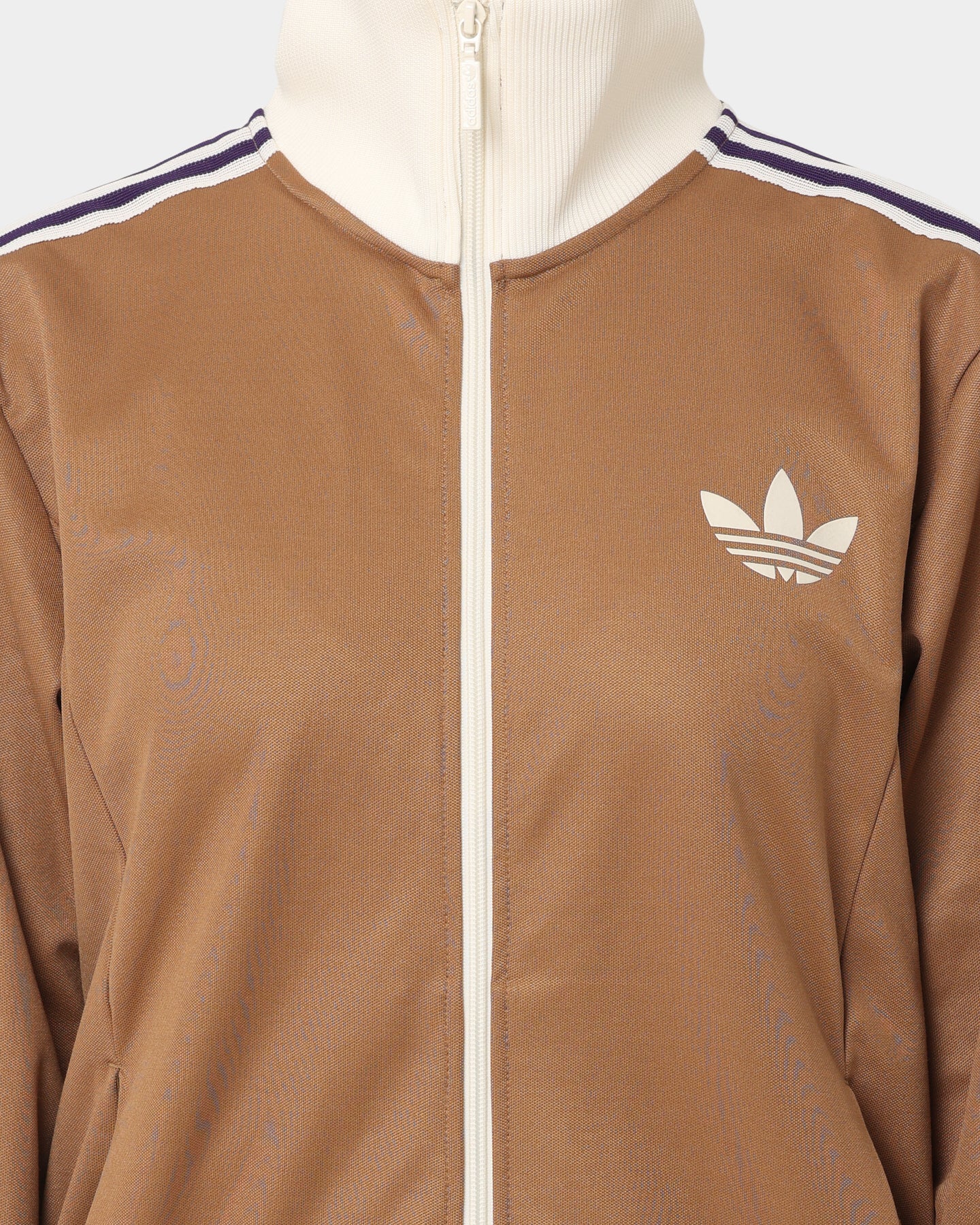 Adidas Adicolor Poly TT Jacket - Brown Desert | Lightweight Windbreaker for Men & Women | Perfect for Running, Hiking & Outdoor Activities