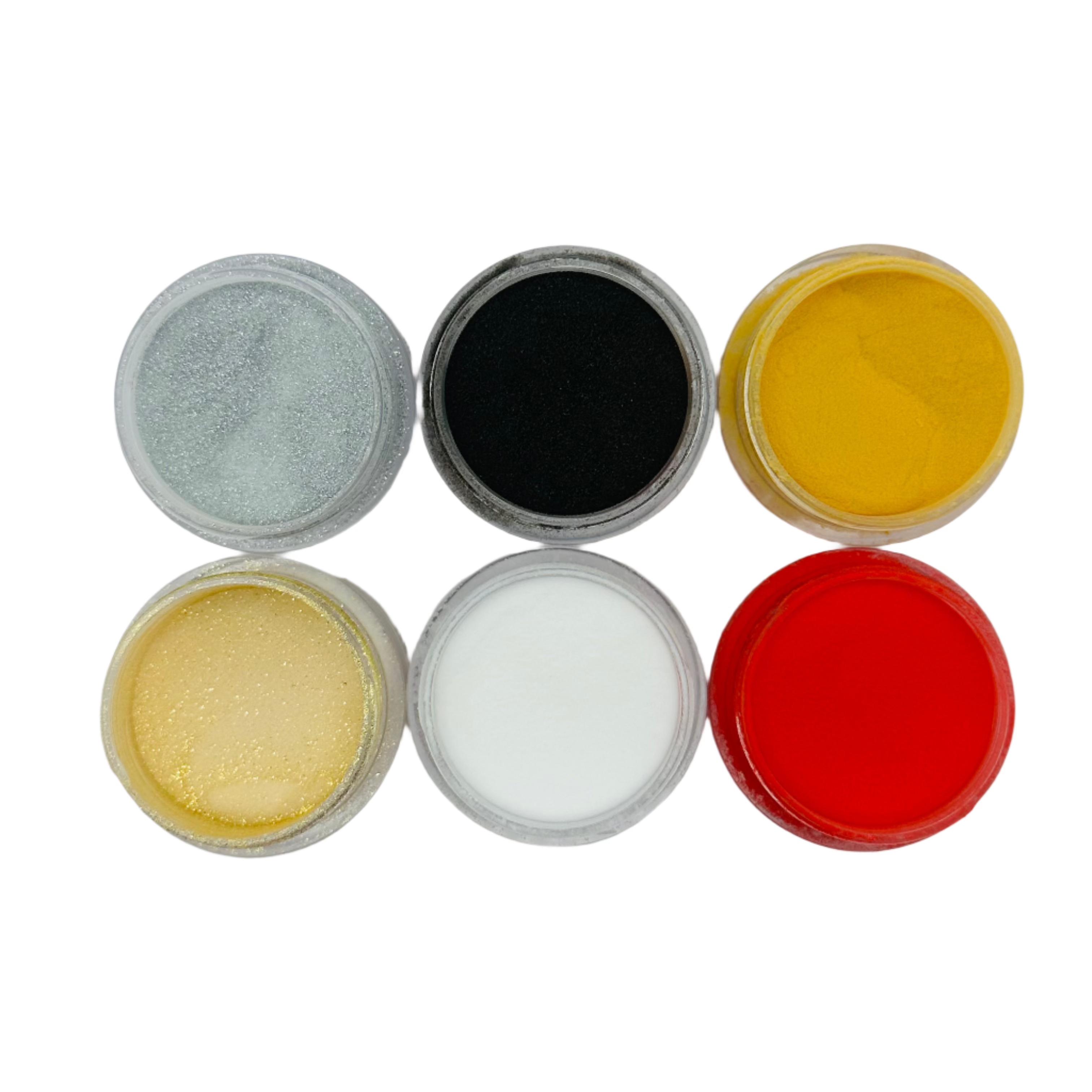 3D Acrylic Art Powder for Christmas Crafts - 6 Pack (0.50 oz Each) - Perfect for DIY Holiday Decorations, Nail Art & Resin Projects