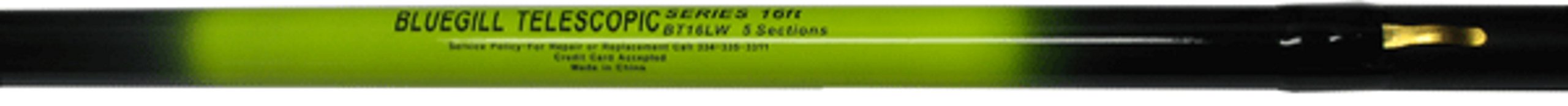 Bluegill Telescopic Fishing Rod - Lightweight & Portable for Travel & Backpacking - Perfect for Freshwater & Saltwater Fishing