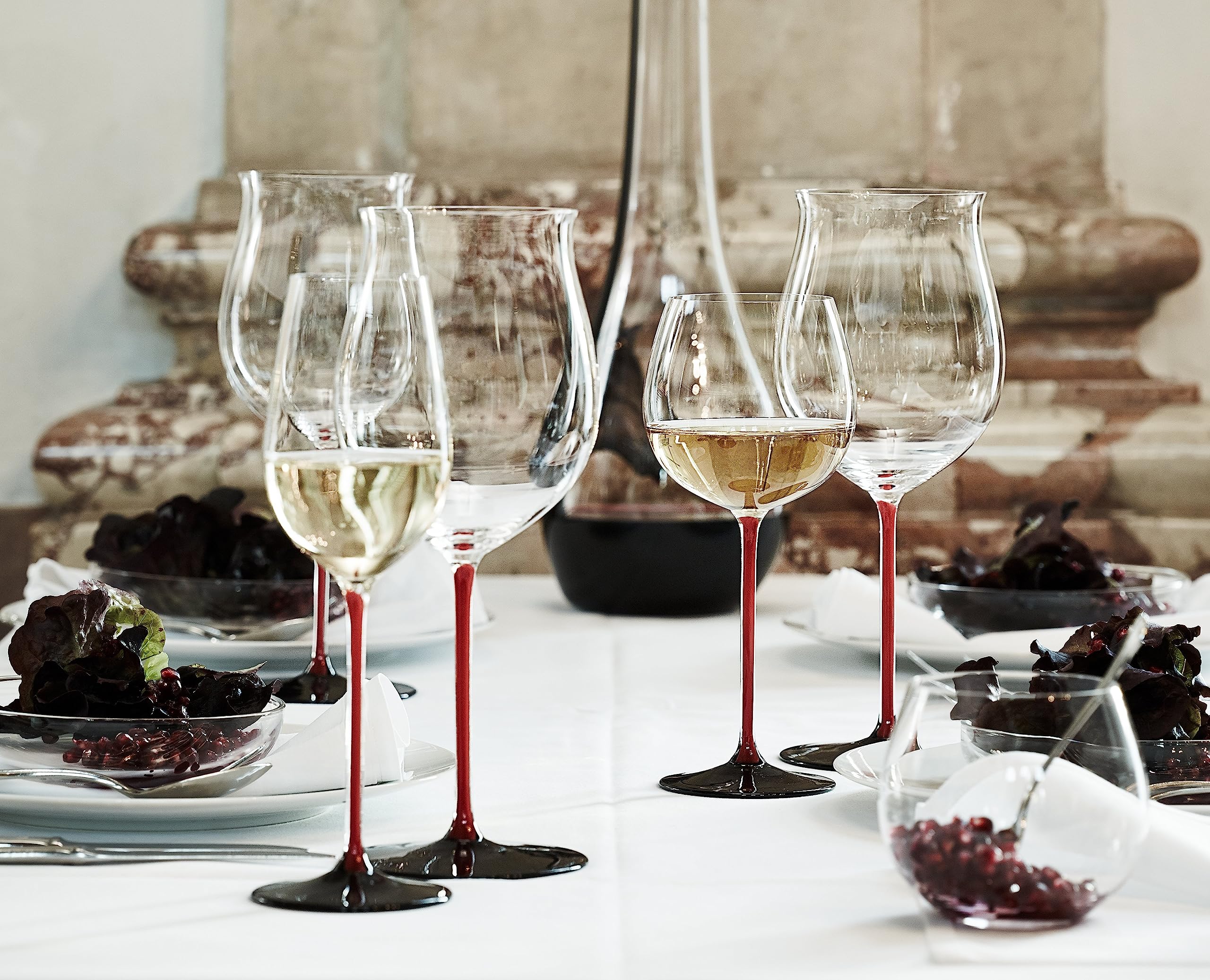 Riedel Sommeliers Black Series Montrachet Wine Glass - Premium Crystal Red & Black Wine Tumbler for Fine Chardonnay & Burgundy - Perfect for Wine Tasting, Gifts & Elegant Dinner Parties
