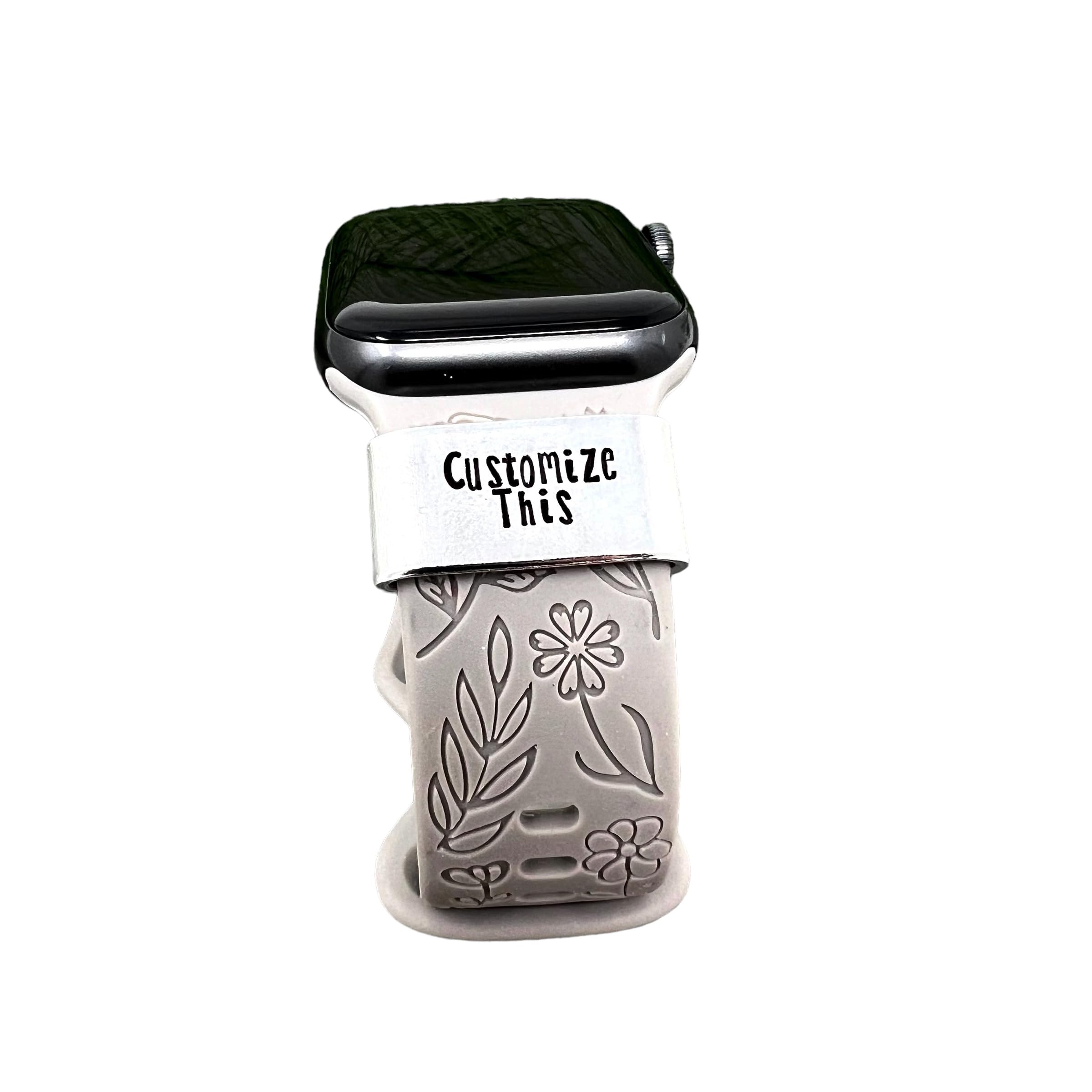 Custom Smart Watch Charm - Lightweight Aluminum Gift for Birthday & Anniversary - Perfect for Apple Watch & Samsung Galaxy