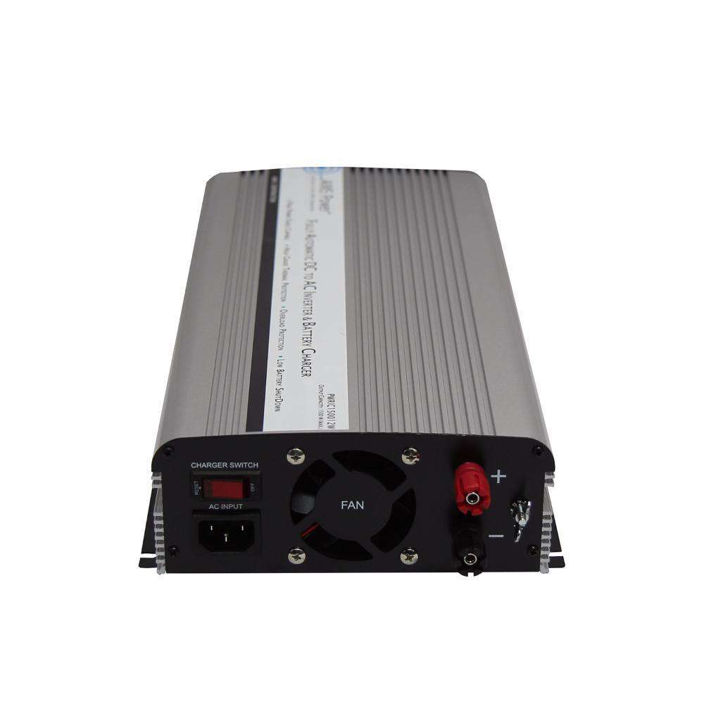 Aims Power PWRIC1500W 1500 Watt Pure Sine Wave Inverter Charger with Automatic Transfer Switch - Perfect for RVs, Boats, and Off-Grid Power Backup