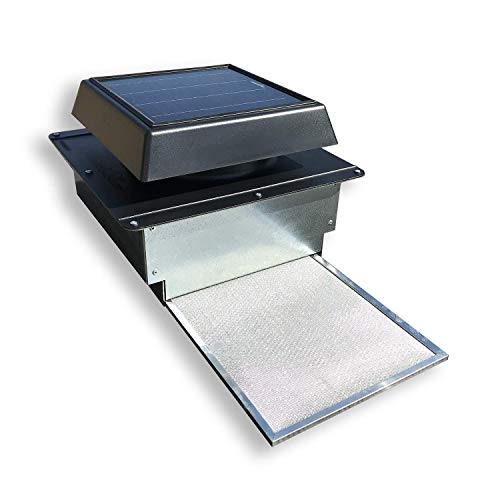 Big Air 400 CFM Solar Powered Roof Exhaust Fan - High Efficiency Container Ventilation System for Shipping Containers, Workshops & Greenhouses | Container Modification World®