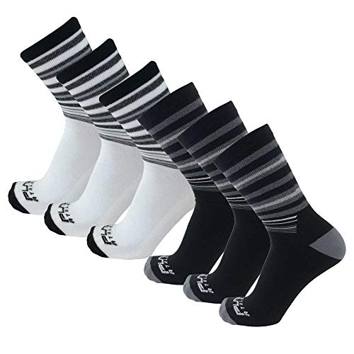 6 Pairs - White/Black(3)-black/White(3)