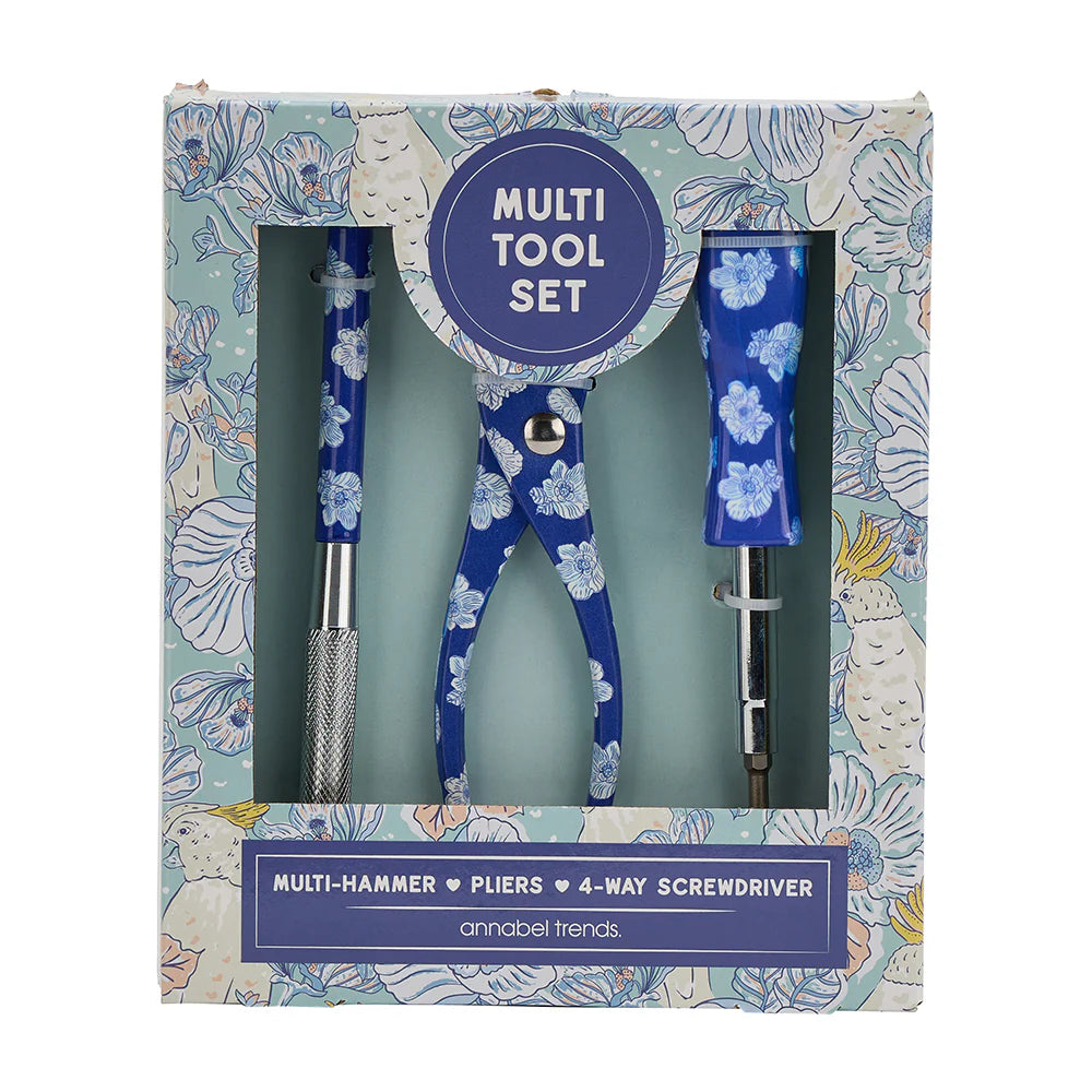 Annabel Trends 3-Piece Multi-Tool Set for Kitchen, Camping & DIY Projects - Hello Cookie Design - Perfect for Baking, Outdoor Adventures & Home Improvement