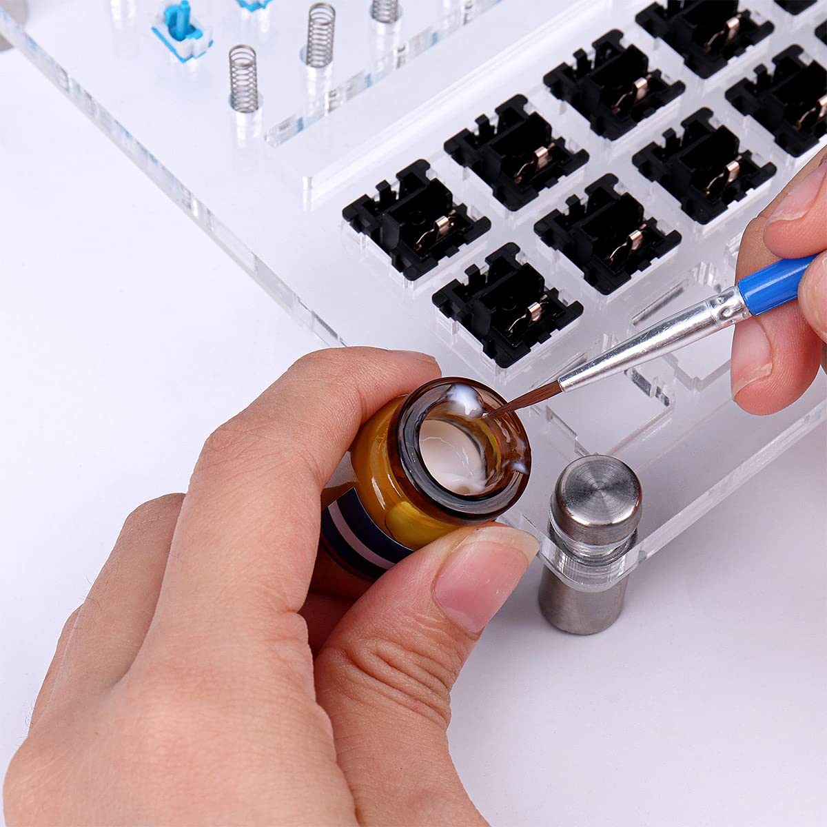 Best Mechanical Keyboard Lube - GPL 205G0 & 105 Switch Lubricant for Keycaps & Stabilizers | Smooth Typing & Gaming Experience