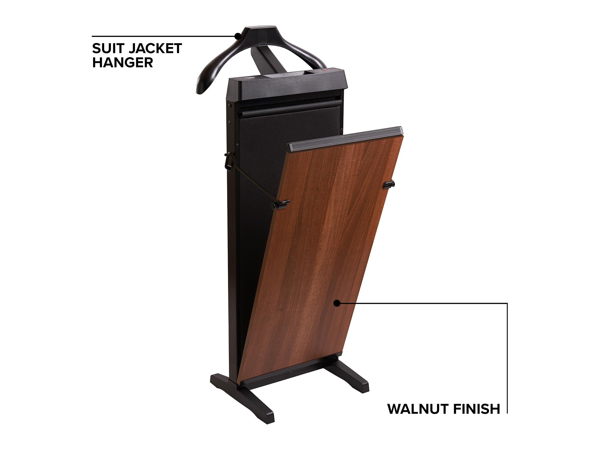 Corby 3300 Professional Pants Press - Walnut Finish for Crisp, Wrinkle-Free Dress Pants | Perfect for Home, Office & Travel Use