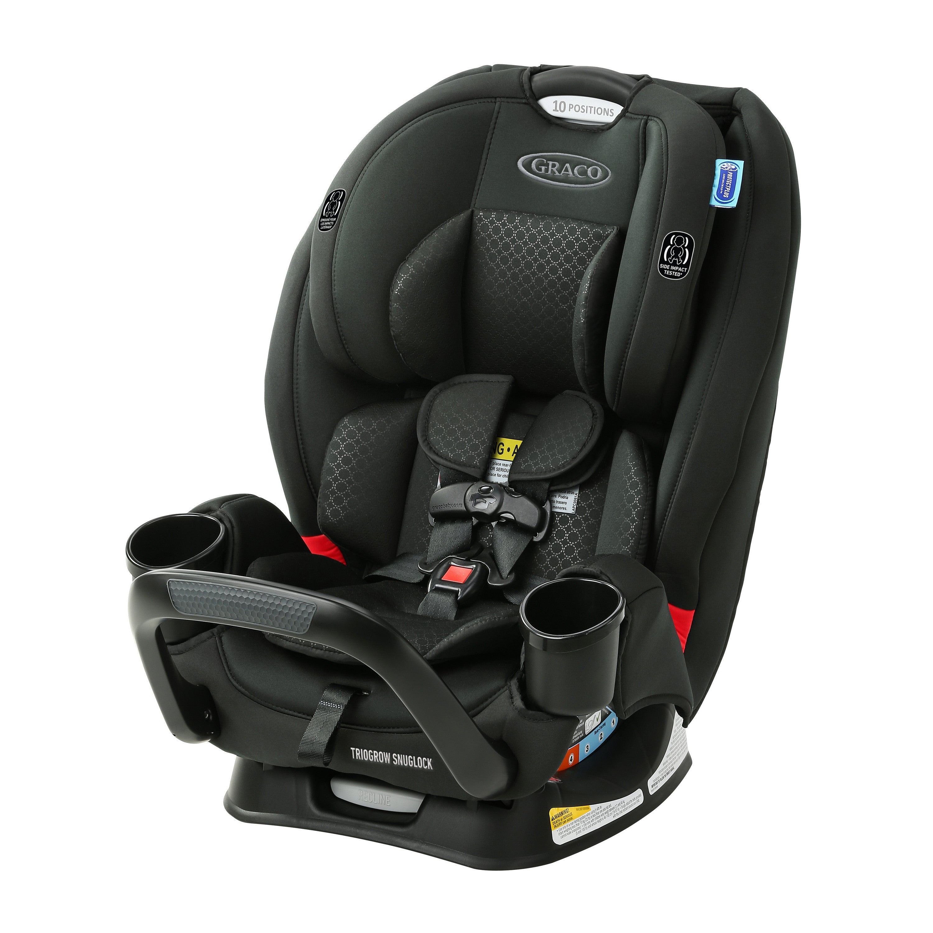 Graco TrioGrow SnugLock 3-in-1 Convertible Car Seat for Infants to Toddlers - Safe & Comfortable for Rear-Facing, Forward-Facing & Booster Mode - Perfect for Family Travel & Daily Commute
