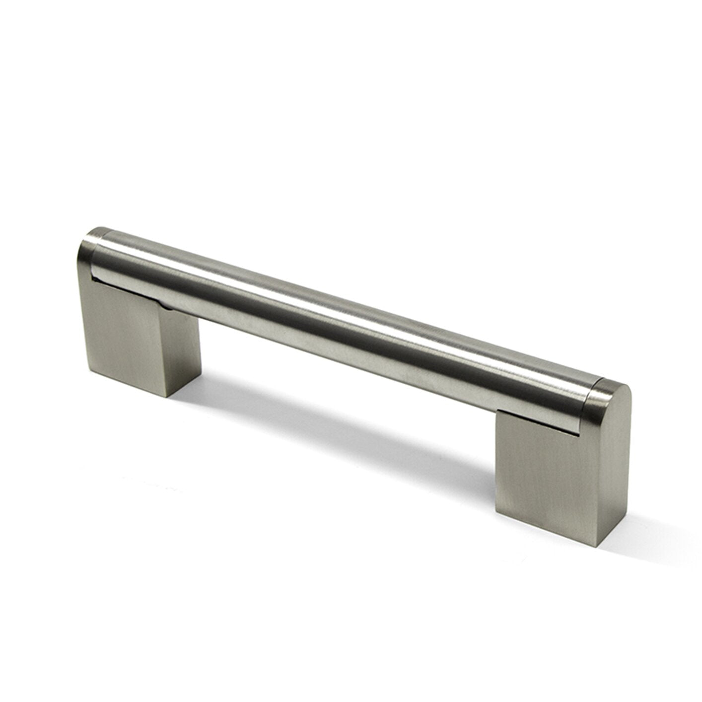 Grantchester Contemporary Hollow Cabinet Pull - Brushed Satin Nickel Finish (6 Sizes Available) - Perfect for Modern Kitchen Cabinets & Furniture Drawers