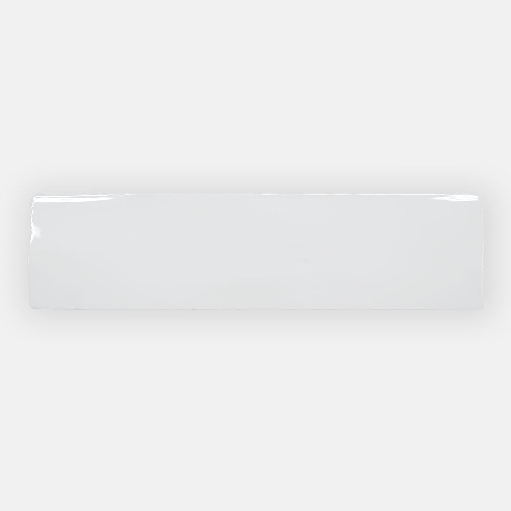 Premium Columbus Blanco 75x300 Glossy Subway Tile - Perfect for Kitchen Backsplash, Bathroom Walls & Modern Home Decor