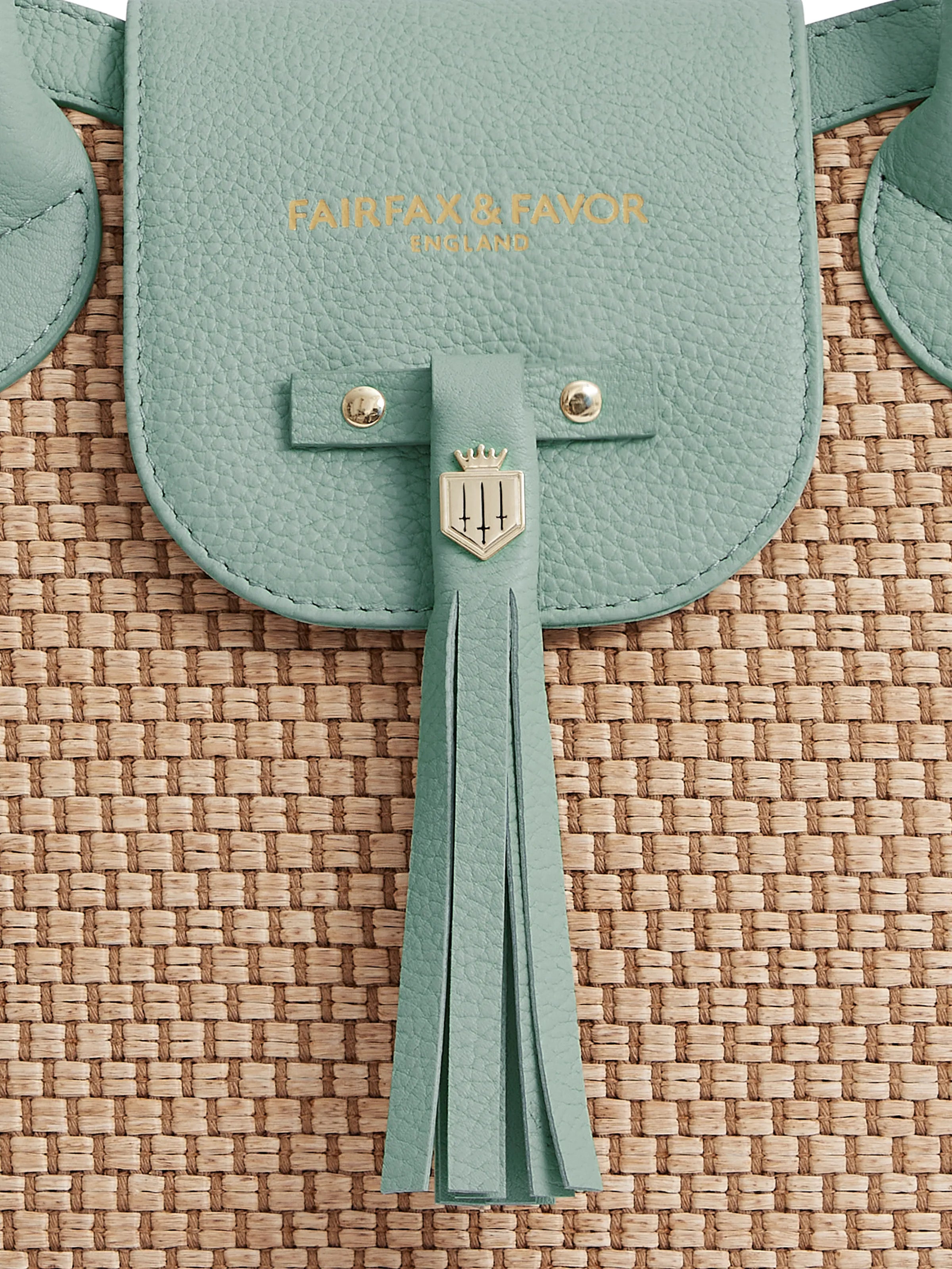 Windsor Woven Basket Bag - Mint Green Handmade Rattan Tote for Beach, Picnic & Summer Outfits | Eco-Friendly & Stylish