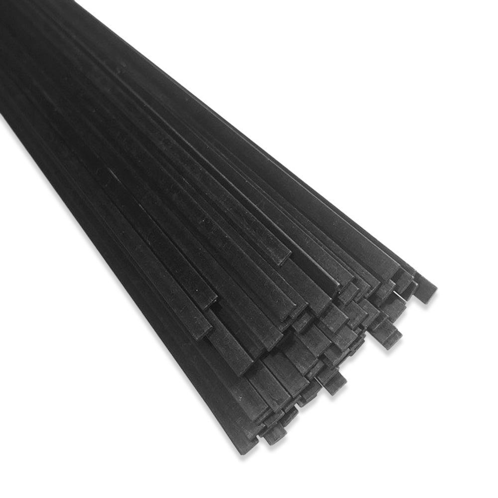 1 Meter Carbon Fiber Strip (1pc) - Durable & Lightweight for DIY Projects, RC Models, Automotive & Marine Applications - Choose Your Size