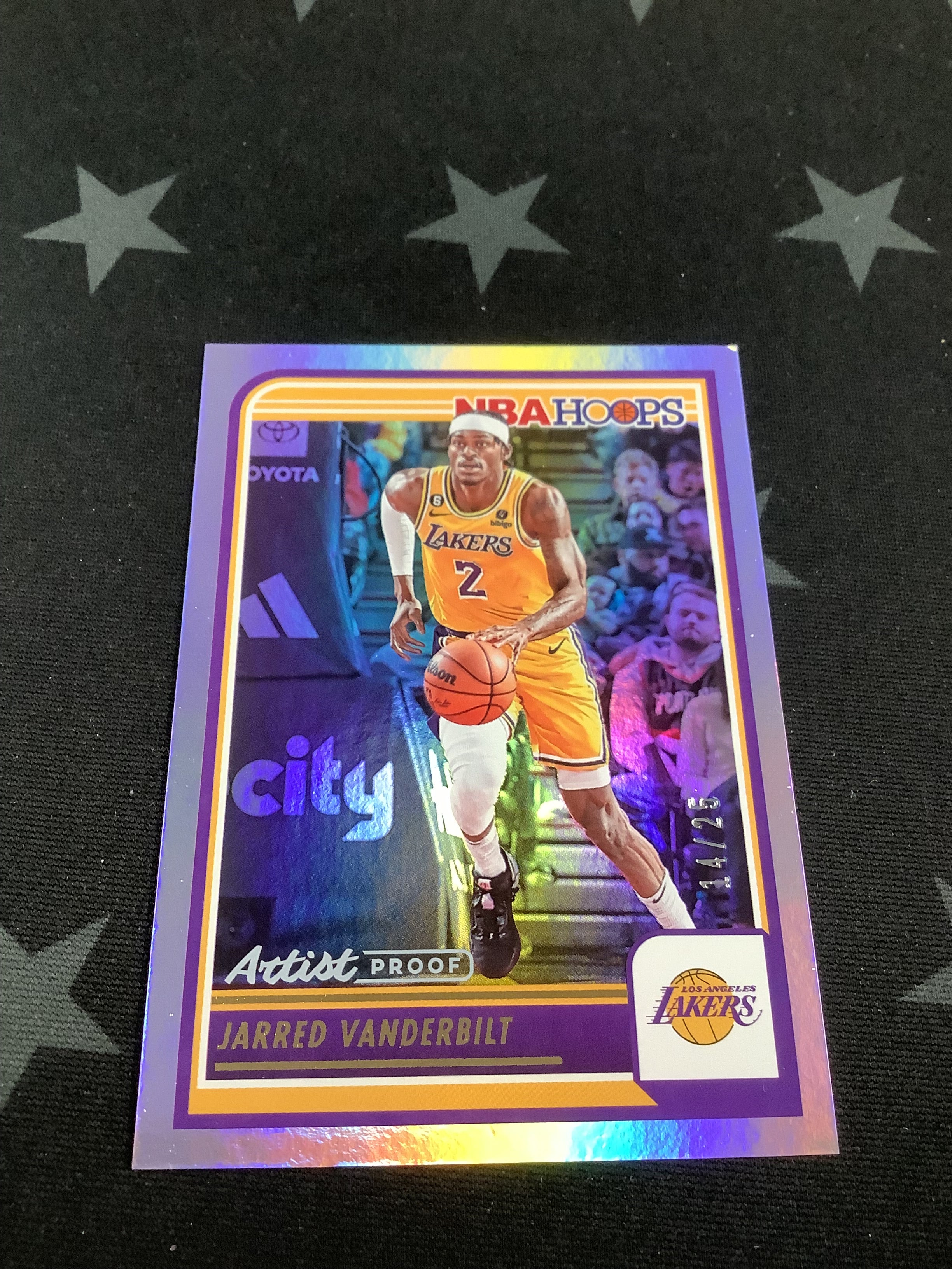 2023-24 Panini Hoops Jarred Vanderbilt Artist Proof Silver Card /25 - Rare Basketball Collectible for Fans & Investors