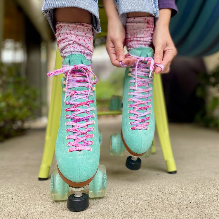 Pixie Tricks Noodles Skate Laces - Durable Hockey & Figure Skating Laces for Performance & Style - Perfect for Ice Skating, Roller Skating, and Skateboard Accessories