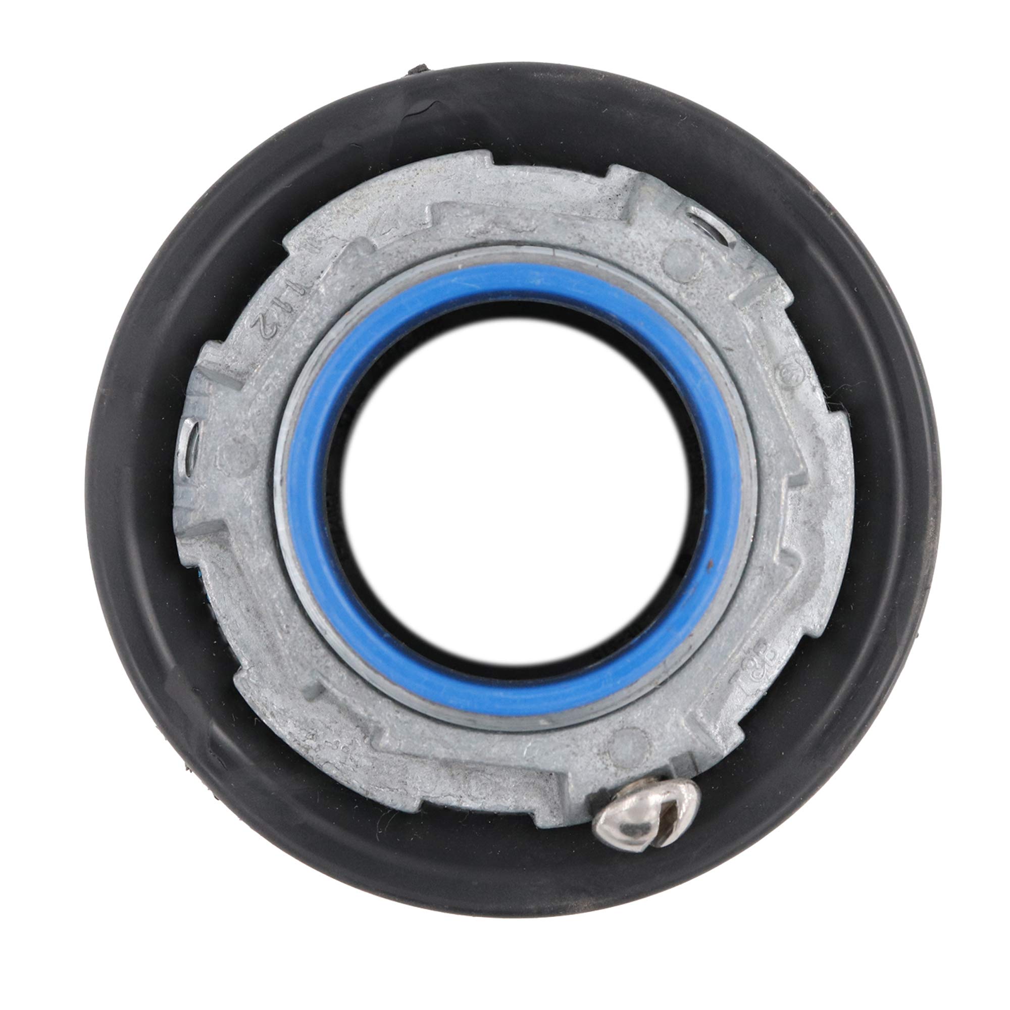 Thomas & Betts STG5-G Ocal PVC Coated Zinc Grounded Hub Connector, 1-1/2