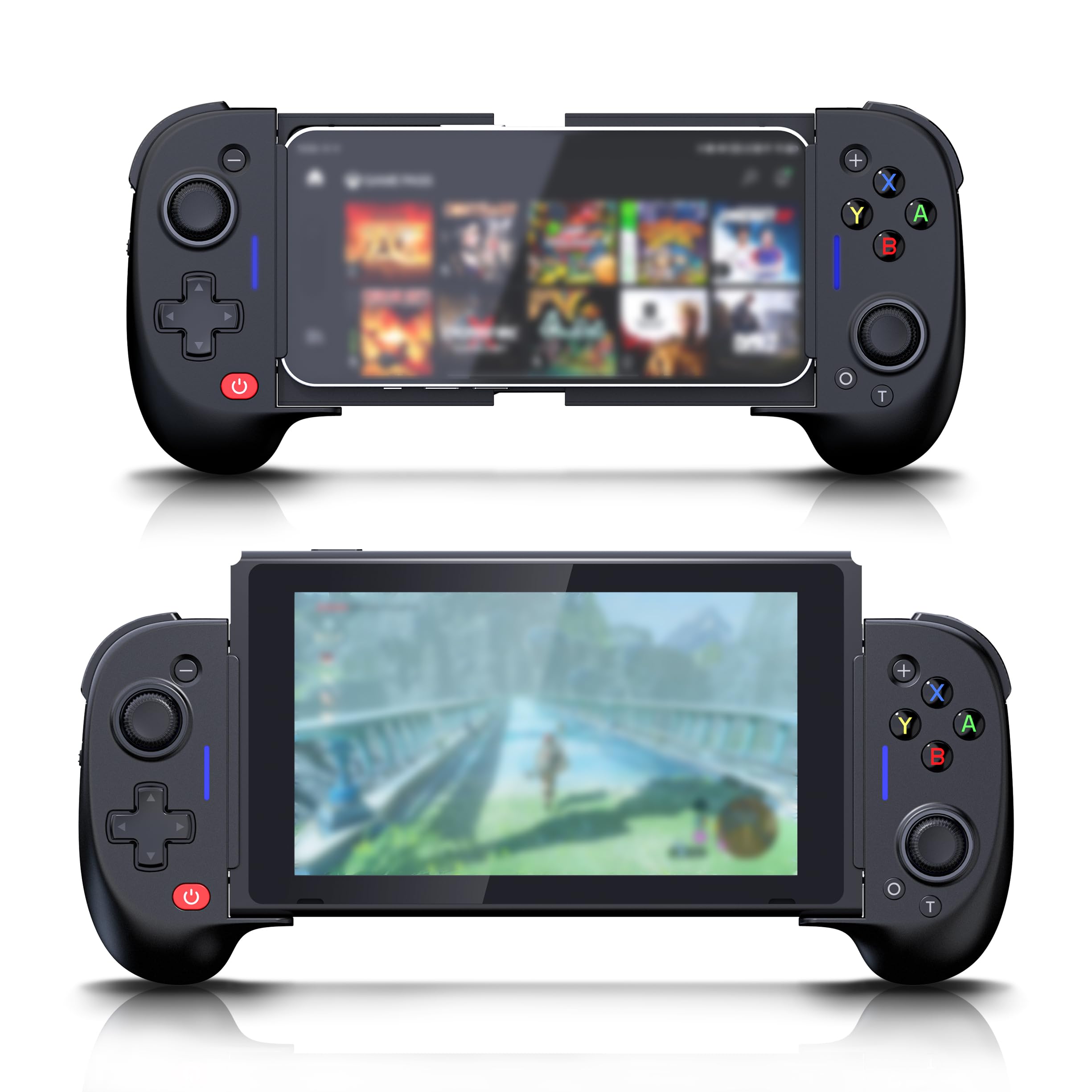 ShanWan Wireless Switch Controller - Ergonomic Joypad Replacement for Nintendo Switch OLED/iPhone/Android with Adjustable Turbo, Dual Vibration & 6-Axis Gyro | Perfect for Gaming, Streaming & Multiplayer Sessions