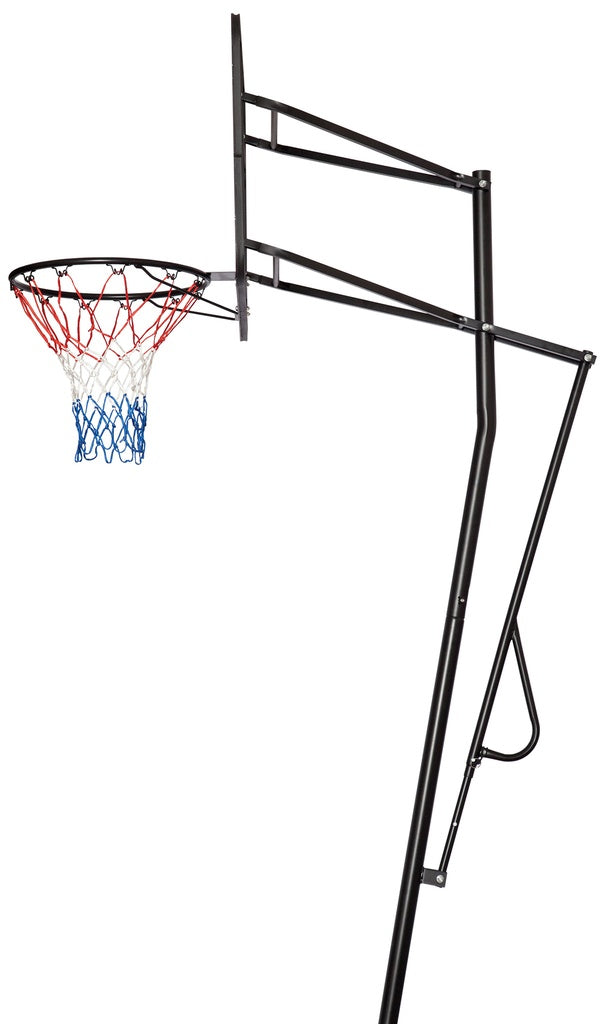 Midwest Pro Basketball Stand - Adjustable Height 8ft, 9ft, 10ft - Portable Basketball Hoop System for Indoor & Outdoor Courts, Driveways, Backyards - Perfect for Training, Games, and Family Fun