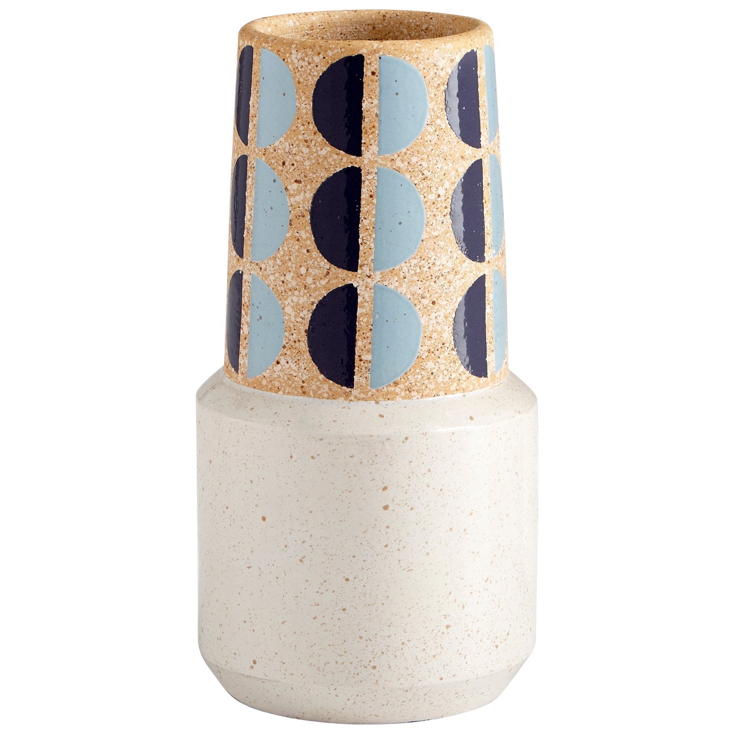 Cyan Design 11027 Soda Canyon Vase - Multi Color Handmade Ceramic Vase for Home Decor, Wedding Centerpiece & Boho Style Interior Design