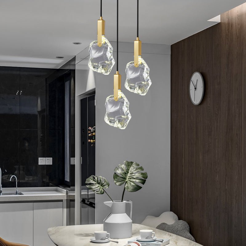 Ecliptique Series Modern Pendant Lamp - Sleek Minimalist Hanging Light for Dining Room, Kitchen, or Living Room Decor