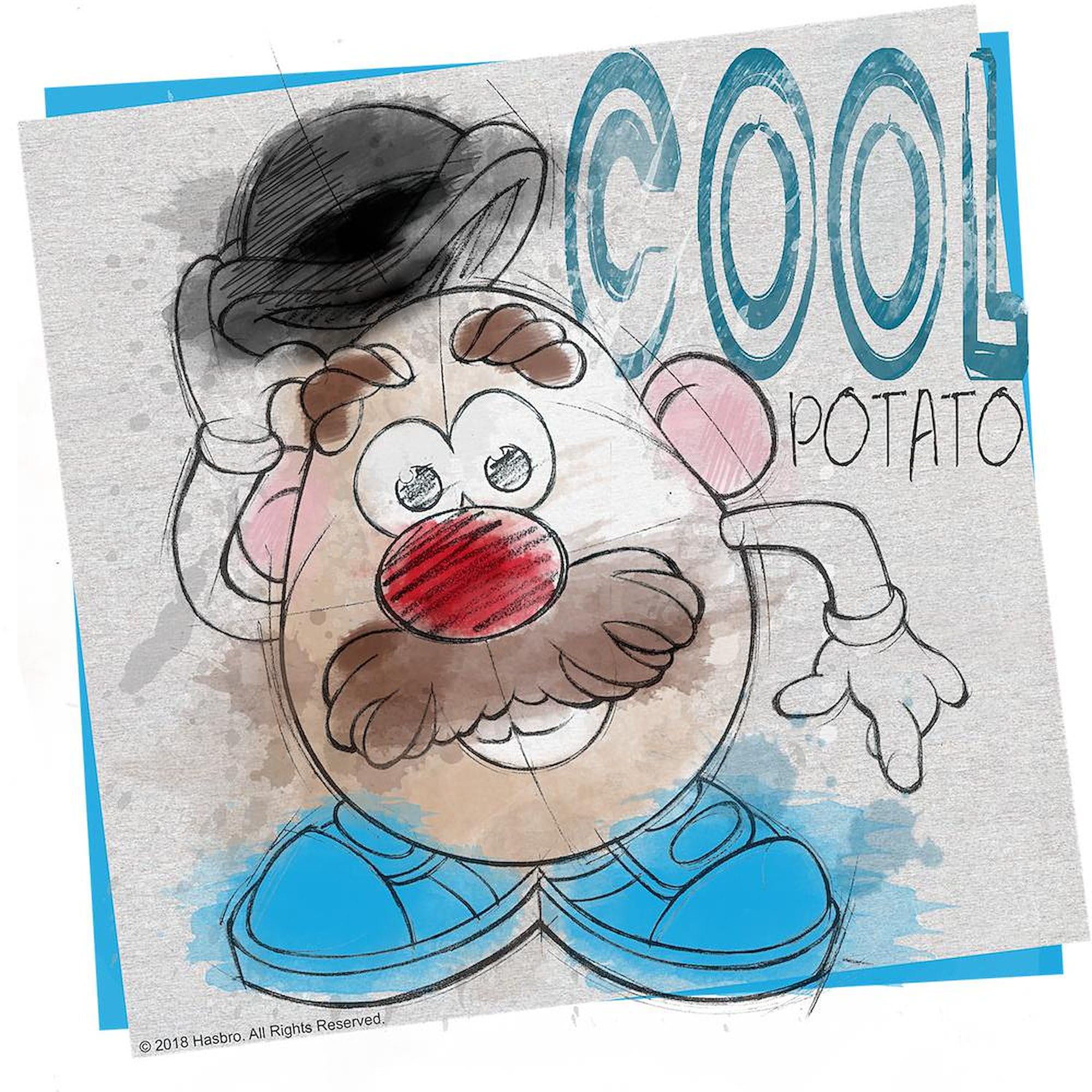 Mr. Potato Head Cool Potato 20 oz Ceramic Coffee Mug - Large Insulated Coffee Cup for Office, Home & Gifts - Funny Novelty Drinkware for Potato Lovers