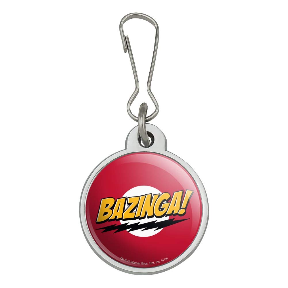 The Big Bang Theory Sheldon Bazinga Jacket Handbag Purse Luggage Backpack Zipper Pull Charm - Fun TV Show Accessory for Fans, Cosplay & Travel