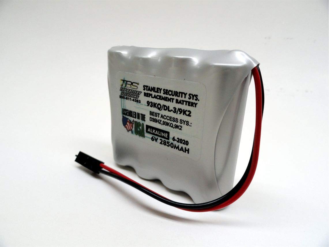 Stanley Security Systems 35HZ DL-3 Door Lock Replacement Battery - Compatible with Stanley 35HZ Series - Long Lasting Power for Home & Business Security - Perfect for Offices, Warehouses and Commercial Buildings
