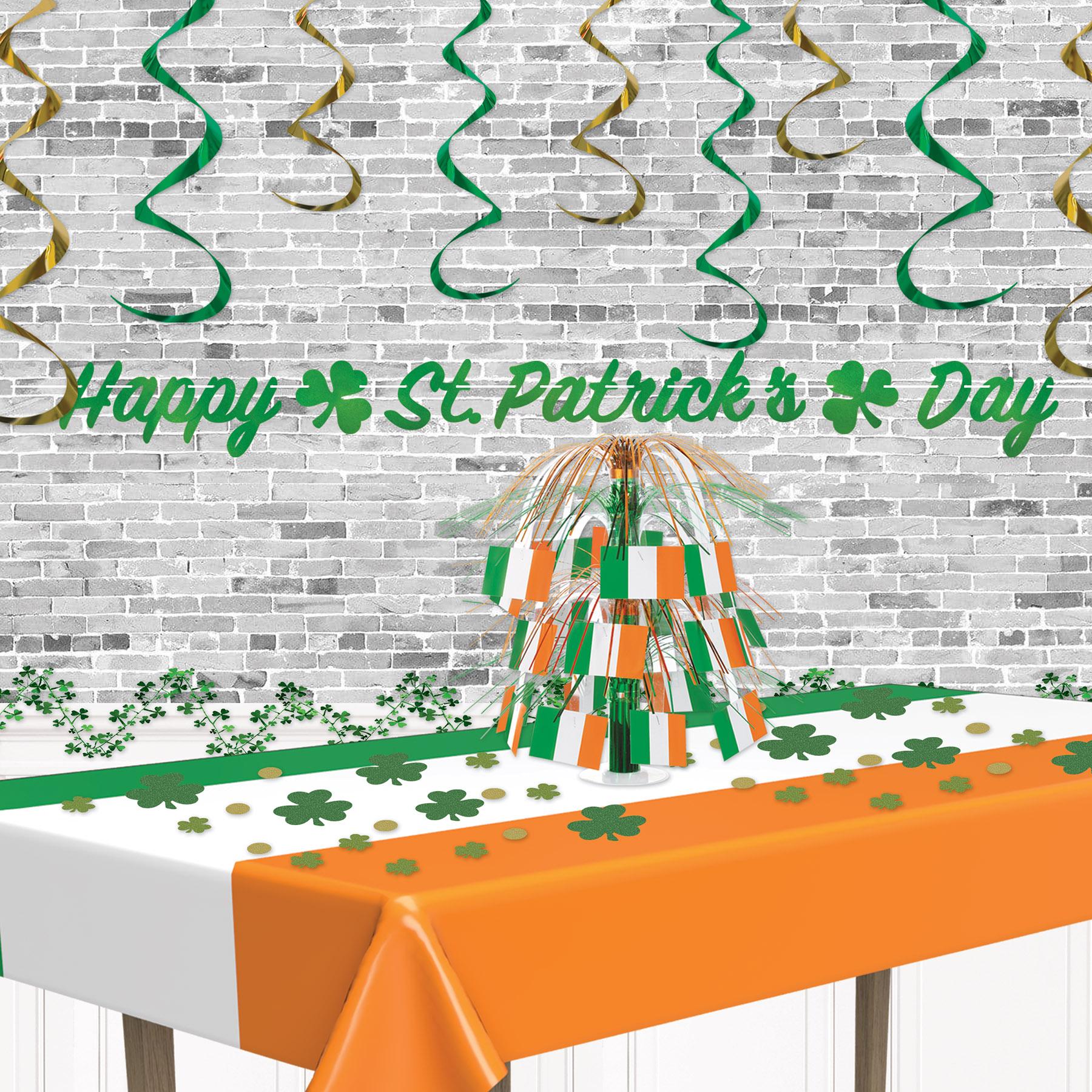12 Pack Beistle Irish Party Table Covers - St. Patrick's Day Decorations for Tables, Irish Themed Party Supplies - Perfect for St. Patrick's Day Celebrations, Irish Pub Nights & Themed Parties