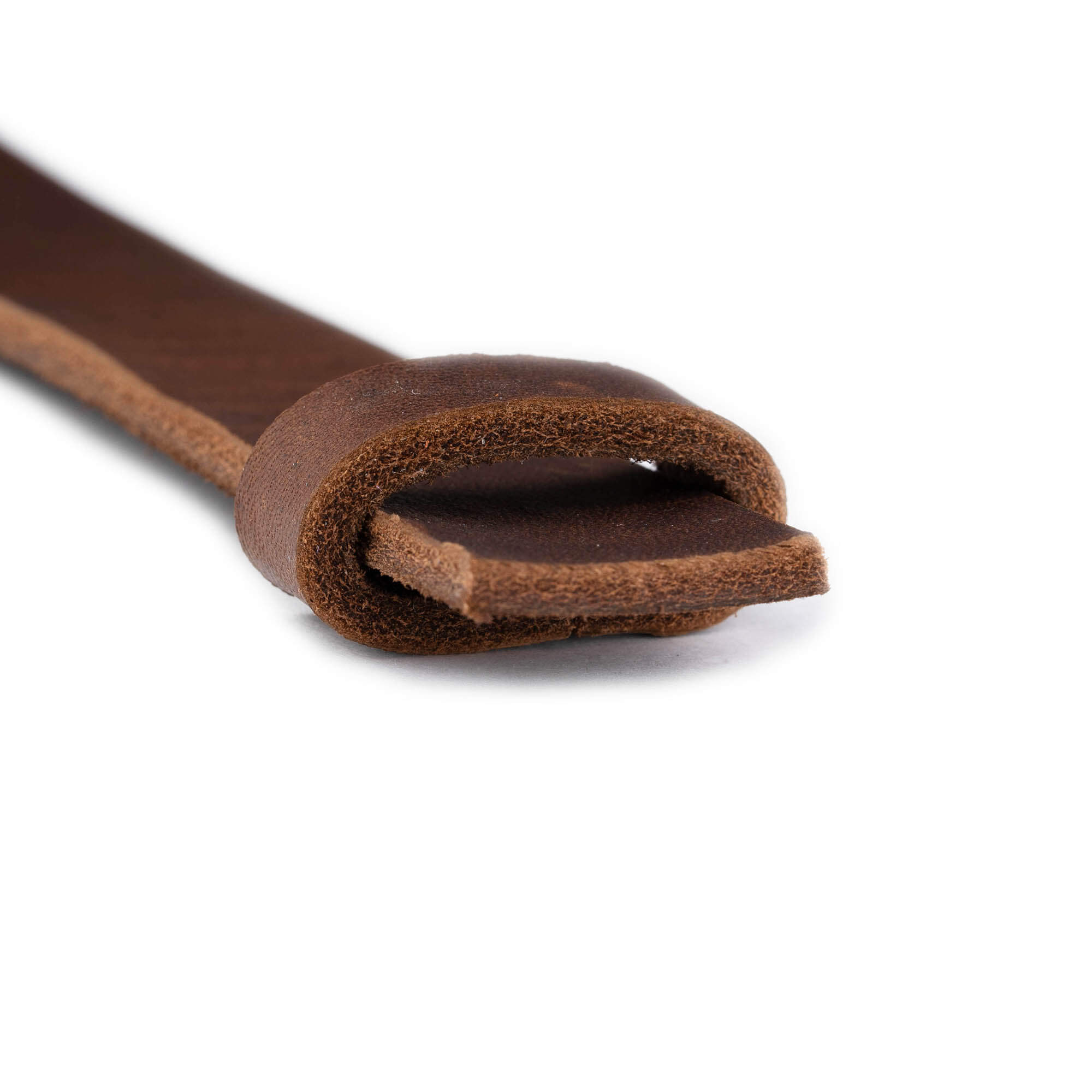 2.5 cm Brown Soft Leather Belt Strap Replacement for Versace Buckles - Perfect for Fashion Accessories, Belt Repair & DIY Projects