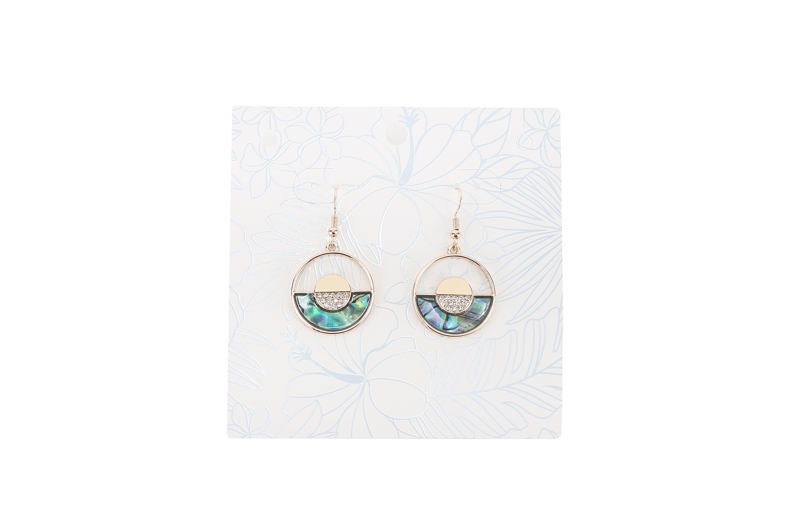 Makamae Ocean Gold Earrings for Women - Handmade Hawaiian Jewelry - Perfect for Beach Vacations & Summer Outfits