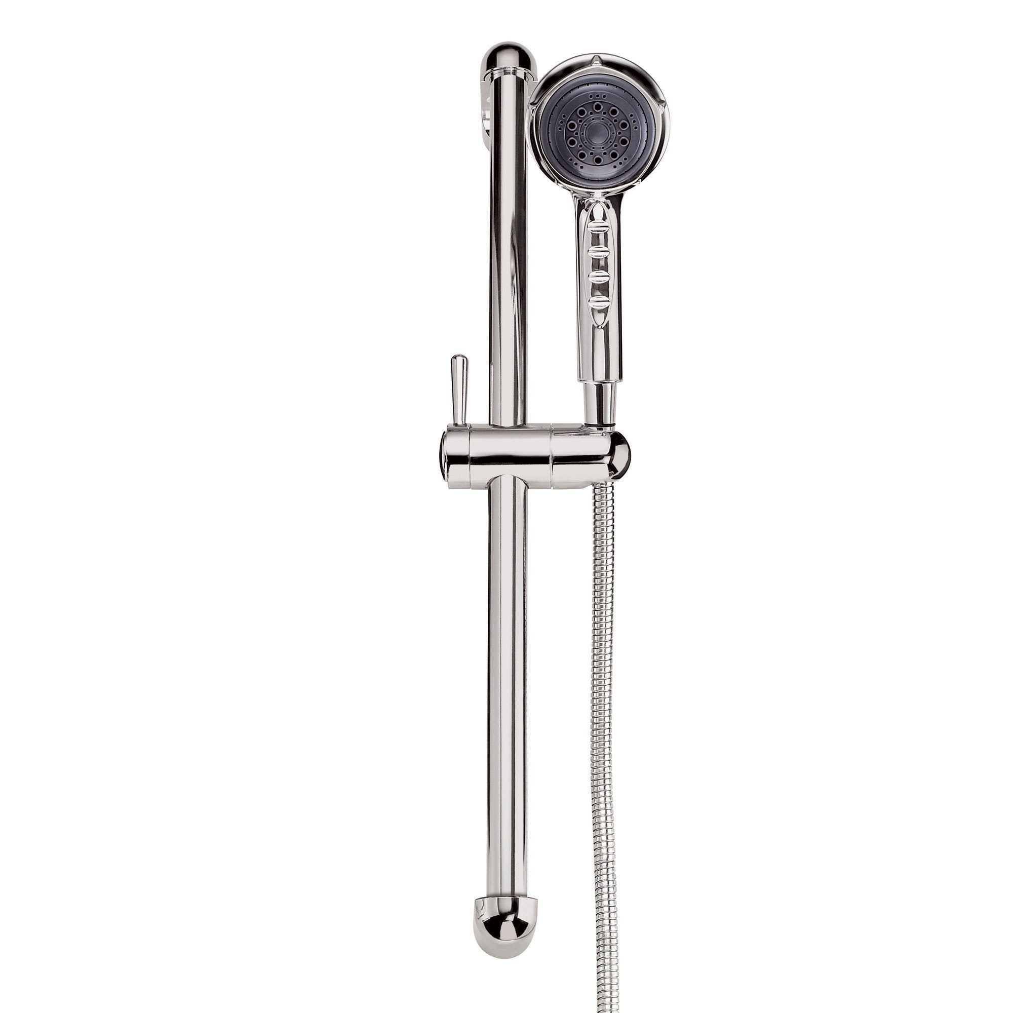 Danze Polished Nickel 3-Function Handheld Shower Head with Adjustable Slide Bar - Perfect for Bathroom Renovation & Spa-Like Shower Experience