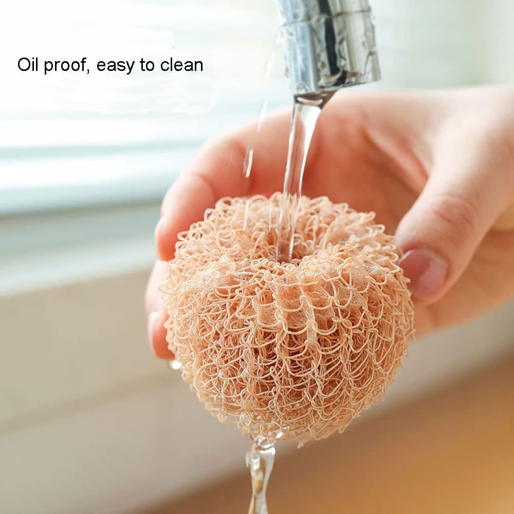 WE3 Cute Cartoon Kitchen Cleaning Scrubbers - Soft Dish Sponges for Sink, Pots & Pans (Pink) - Perfect for Home, Restaurant & Office Cleaning
