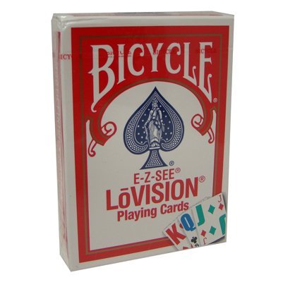 Low-Vision Special Playing Cards for Seniors & Visually Impaired - 2 Decks of Large Print Cards - Perfect for Family Game Nights & Memory Care Activities