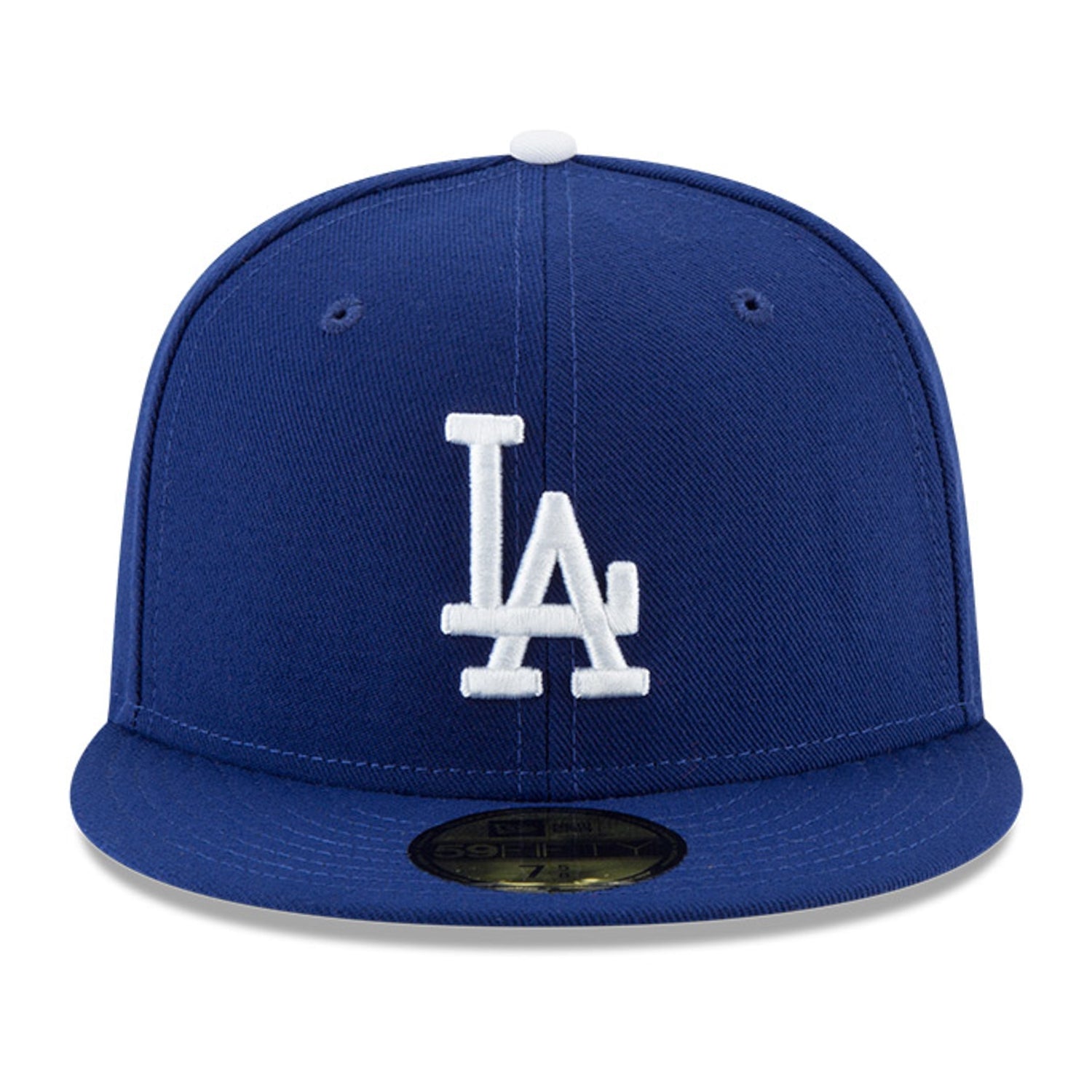 New Era 59Fifty Authentic MLB Baseball Cap - Los Angeles Dodgers Official Game Hat in Royal Blue | Perfect for Baseball Games, Sports Fans & Streetwear Fashion