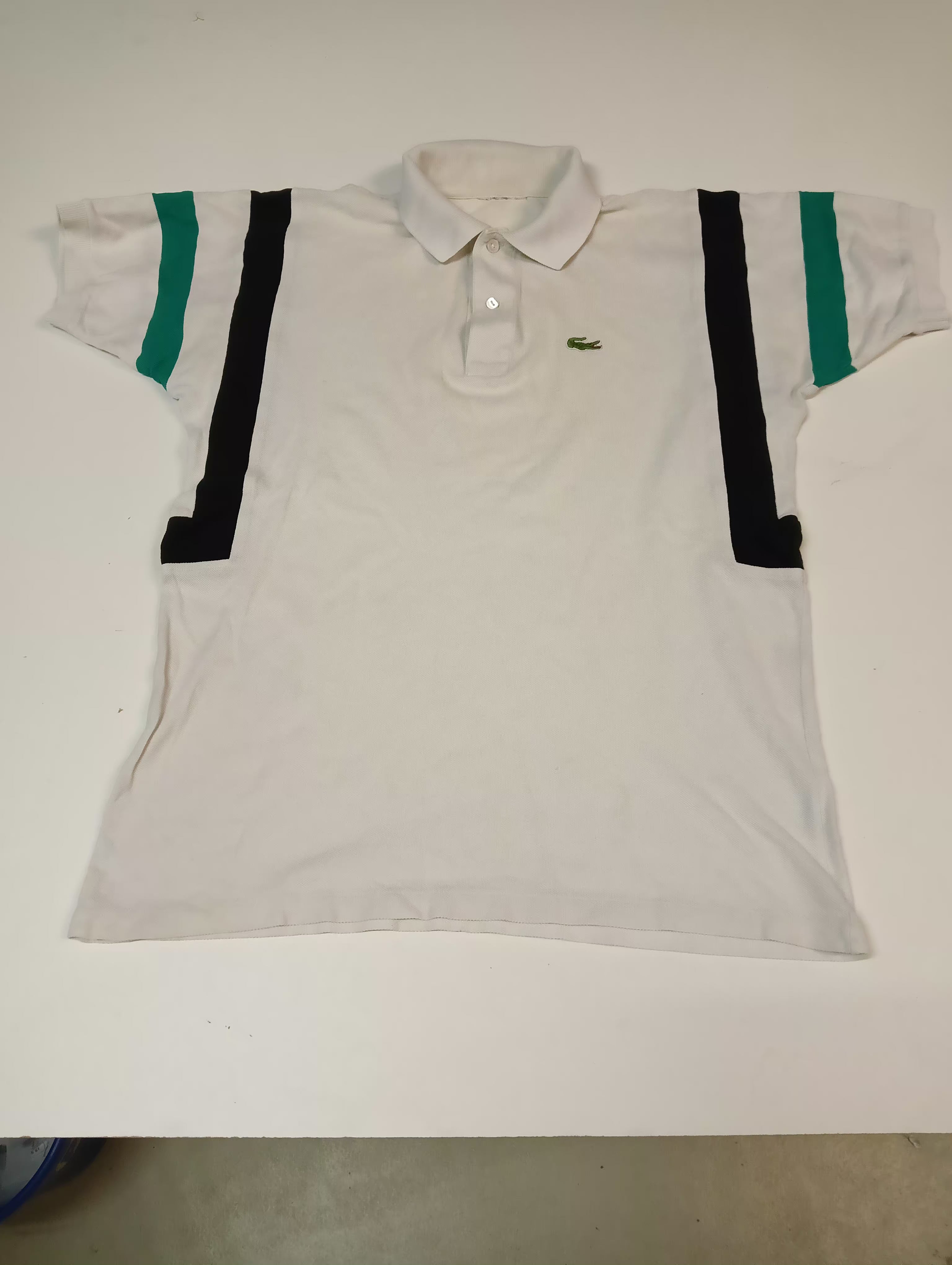 Lacoste Vintage Polo Shirt for Men - Classic Cotton Short Sleeve Casual Shirt - Size M - Perfect for Golf, Business Casual & Summer Outfits