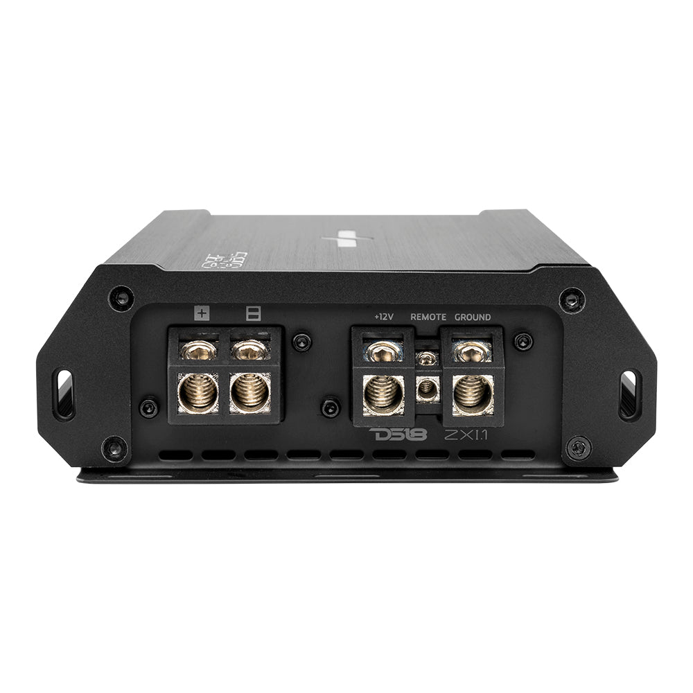 DS18 ELITE ZXI.1 1000W RMS 1 Ohm Class D Monoblock Car Amplifier - High Power Bass Boost for Subwoofers & Car Audio Systems