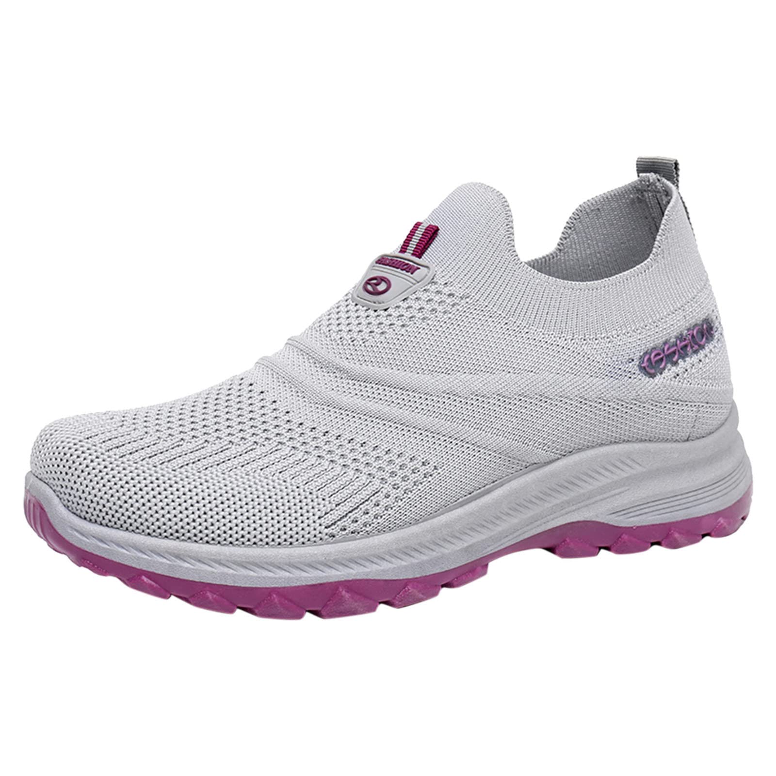 Women's Black Running Shoes - Lightweight Comfortable Trainers for Walking, Jogging & Gym Workouts | Non-Slip Fashion Sneakers for Indoor/Outdoor Sports & Casual Wear
