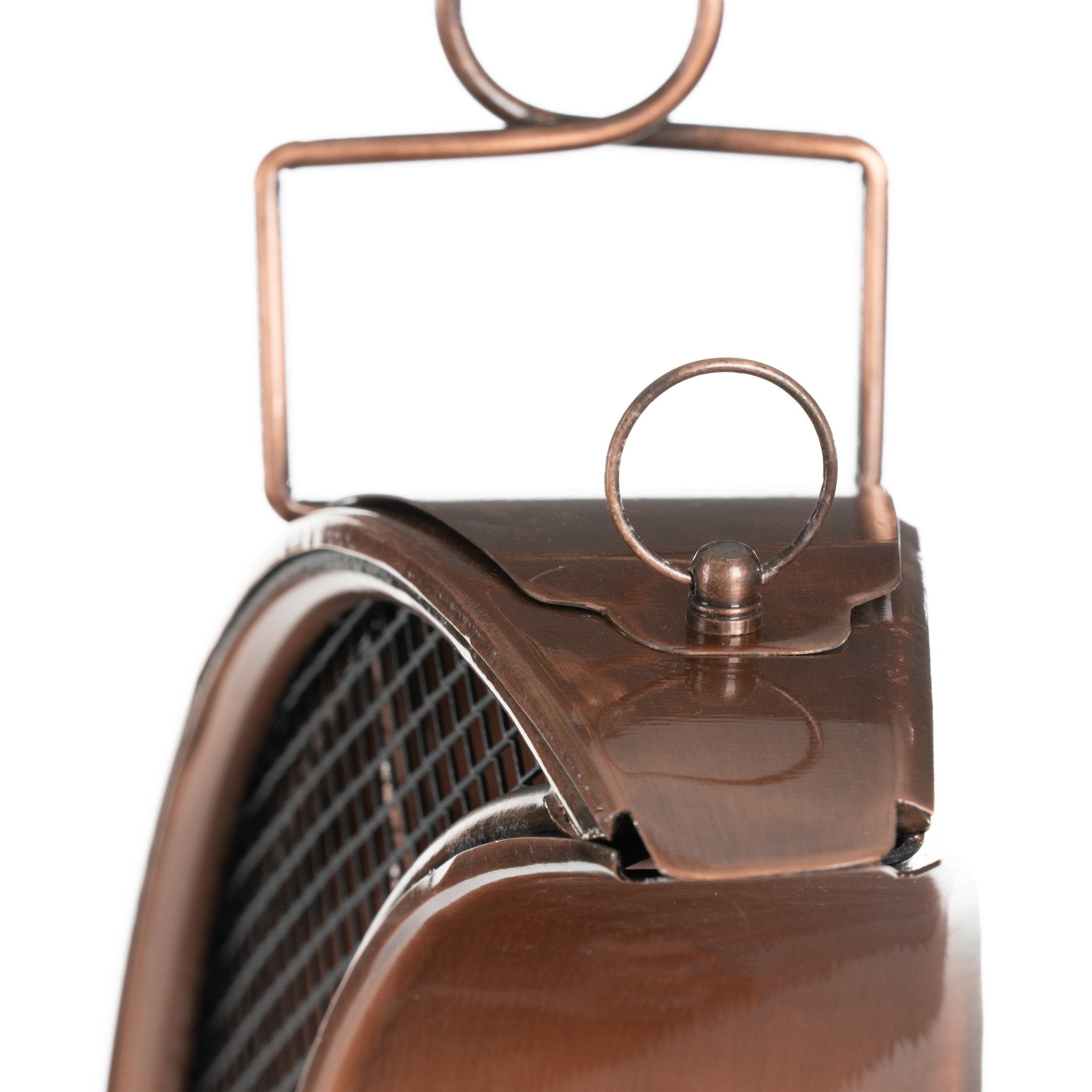 Over The Moon Copper Bird Feeder with Mesh Panels - Attract Wild Birds to Your Garden, Patio or Backyard - Perfect for Bird Watching and Outdoor Decoration