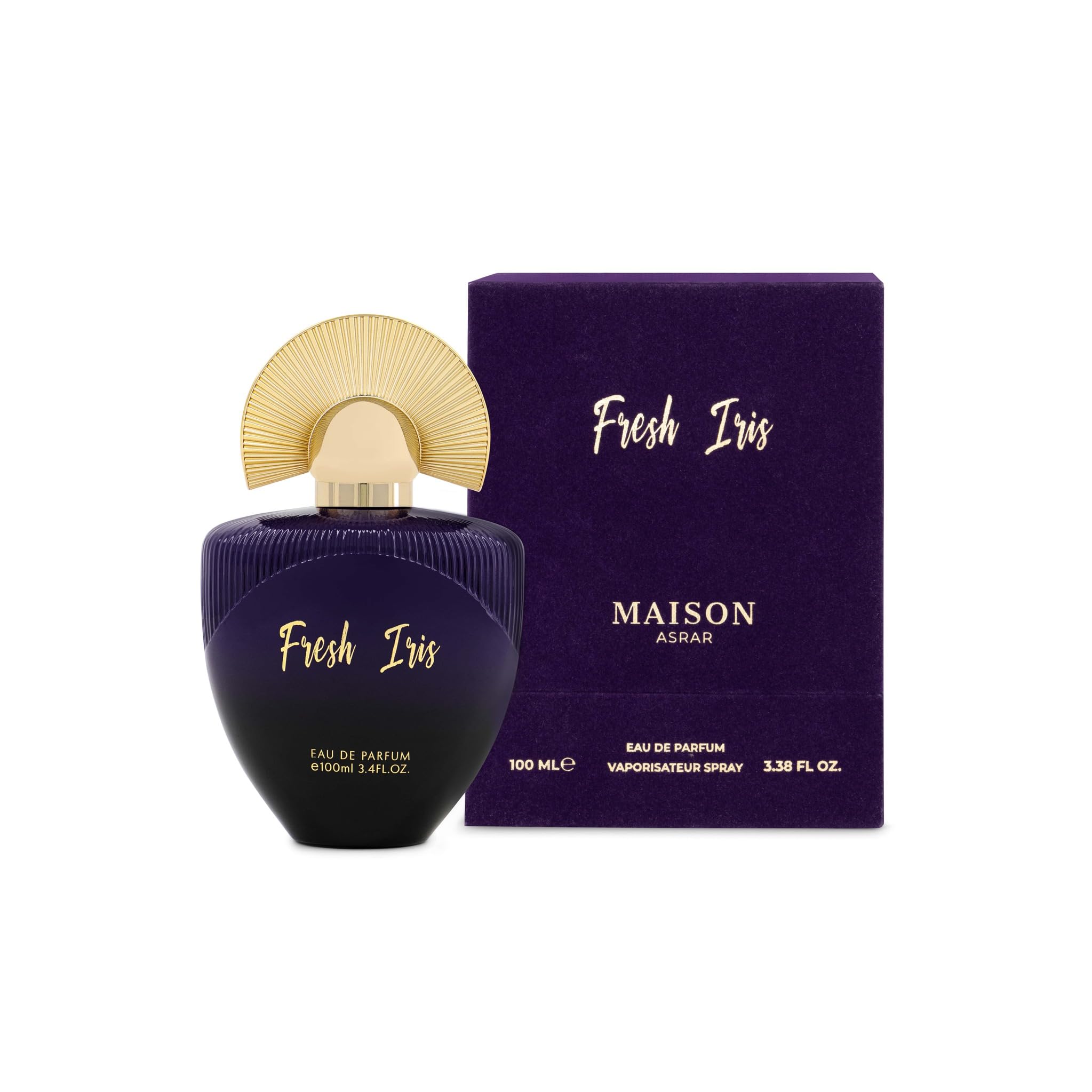 Fresh Iris Eau De Parfum EDP 100ml - Floral Perfume for Women & Men | Long-Lasting Luxury Fragrance for Date Night, Office & Special Occasions