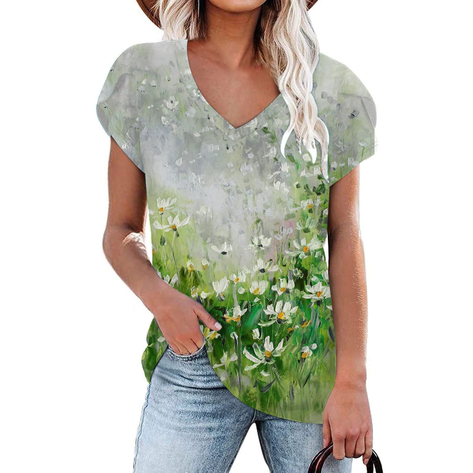 Women's Casual Summer T-Shirts - Sexy Crewneck Basic Tee | Long Sleeve Tunic Tops for Fall 2022 | Perfect for Everyday Wear, Office & Date Nights